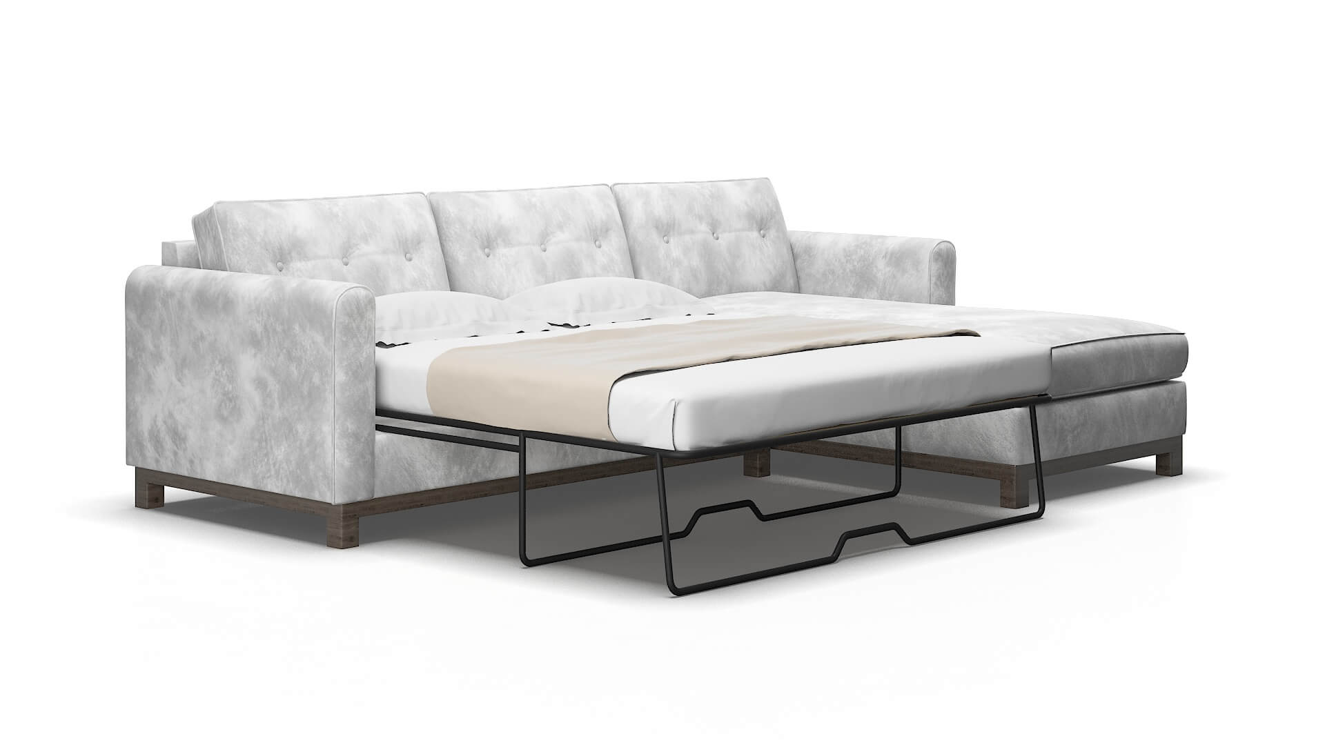 Rio Terrain pearl Panel sleeper Espresso Legs  2