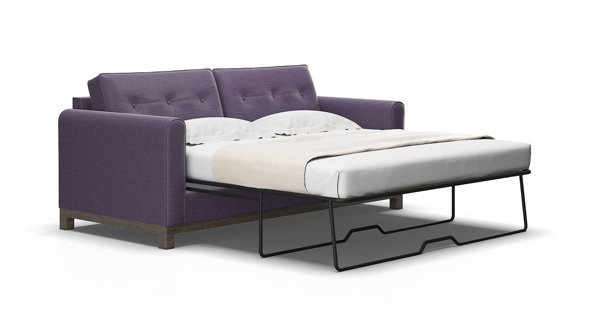 Rio Tess blackberry Sofa sleeper Espresso Legs  2