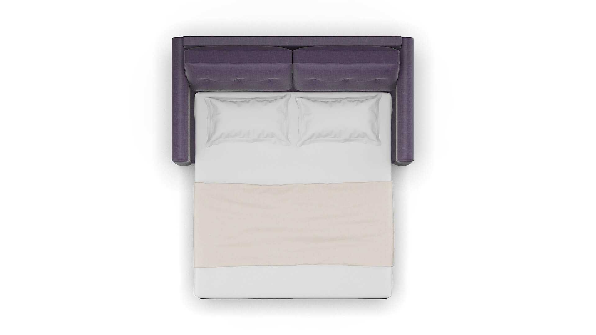 Rio Tess Blackberry Sofa Sleeper Espresso legs 3