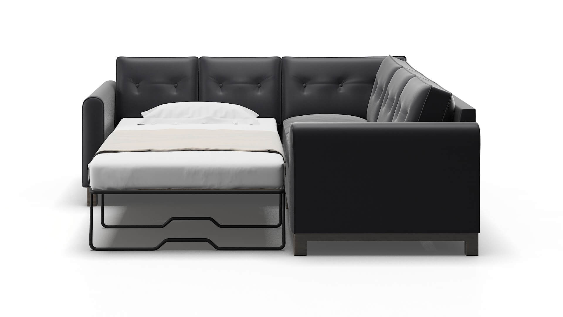 Rio Urban_d Eclipse Sectional Sleeper Espresso legs 1