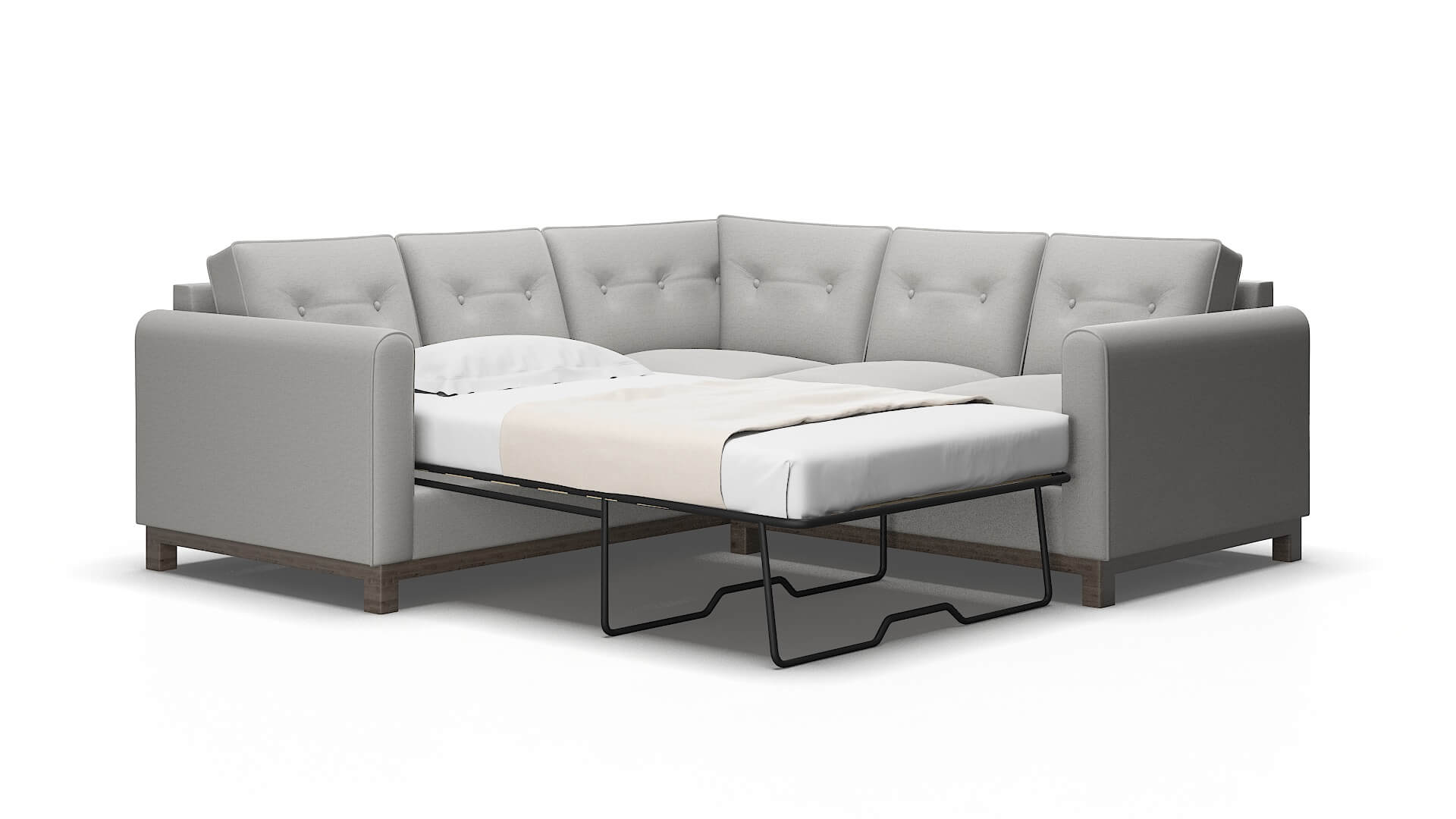 Rio Urban_d Pepper Sectional Sleeper Espresso legs 2