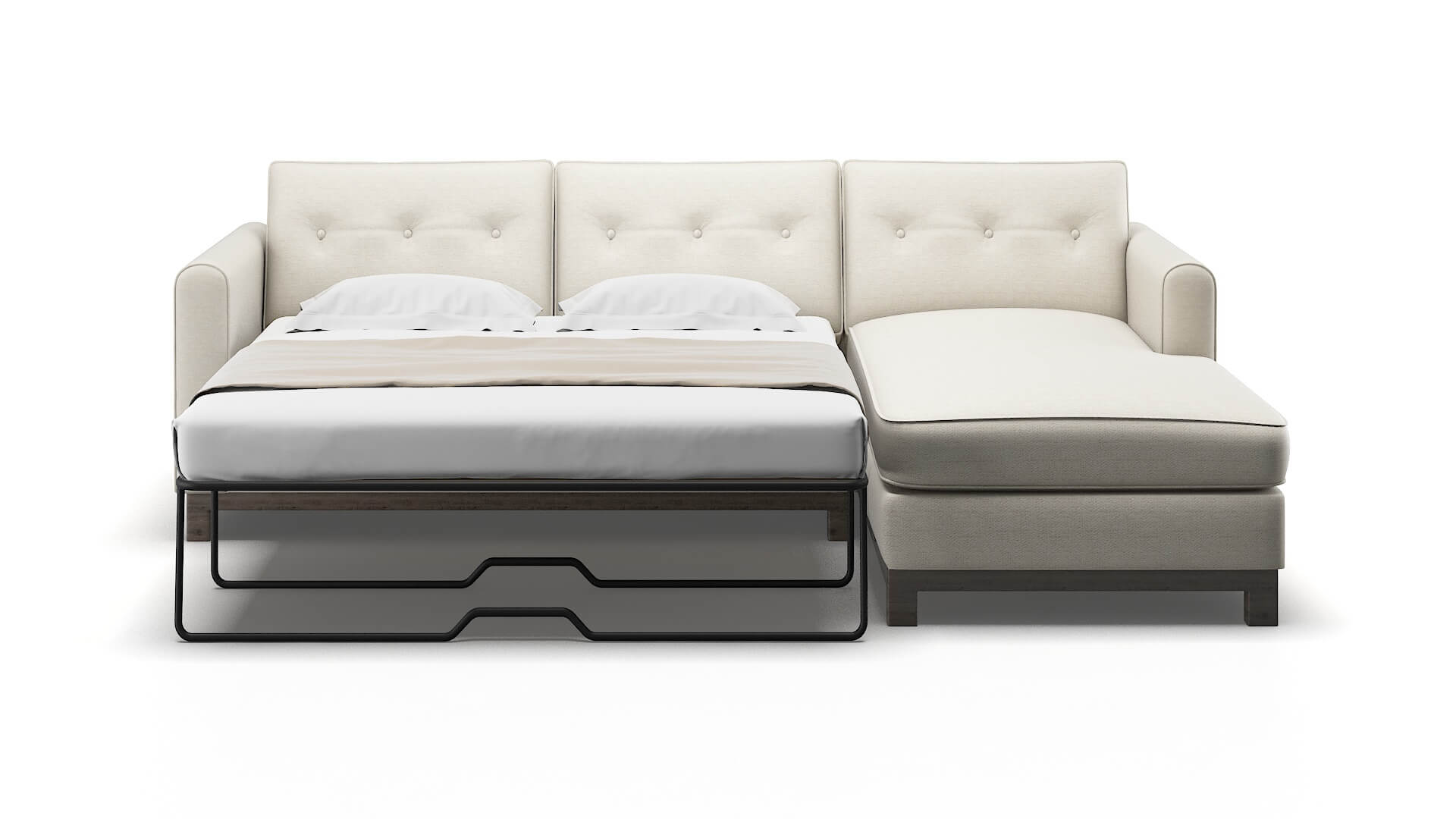 Rio Venus Cream Panel Sleeper Espresso legs 1