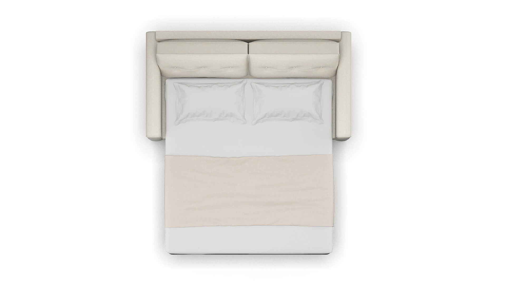 Rio Venus Cream Sofa Sleeper Espresso legs 3