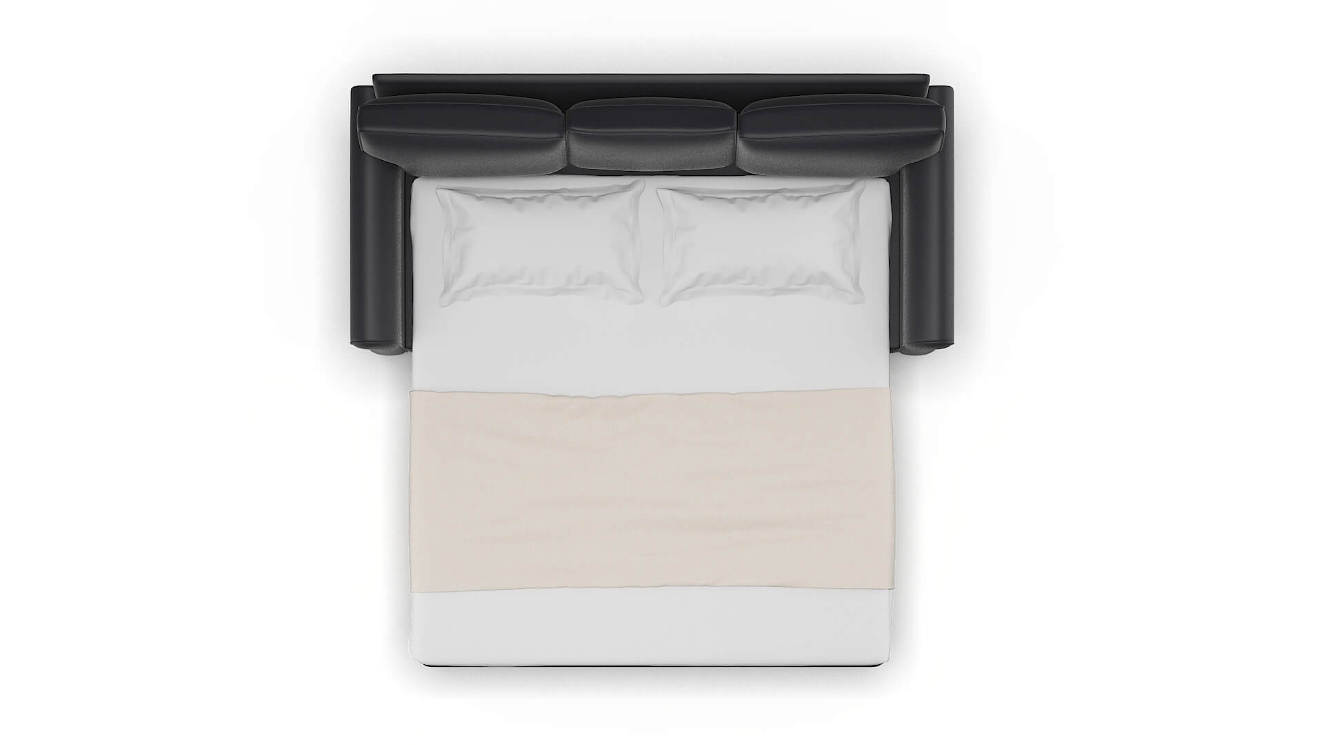 Rome Atlas_plz Navy Sofa Sleeper Espresso legs 3