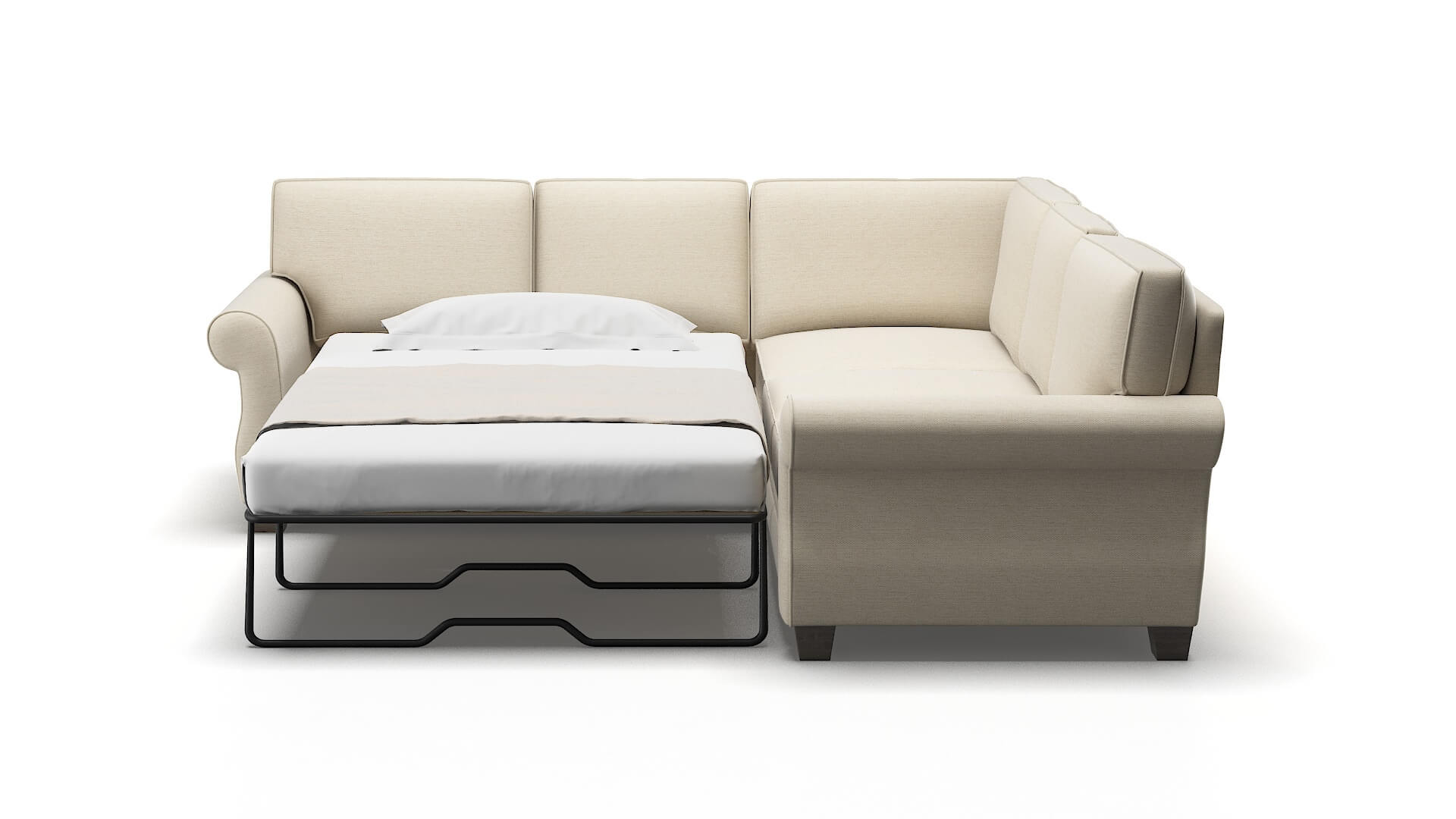 Rome Avenger Beach Sectional Sleeper Espresso legs 1