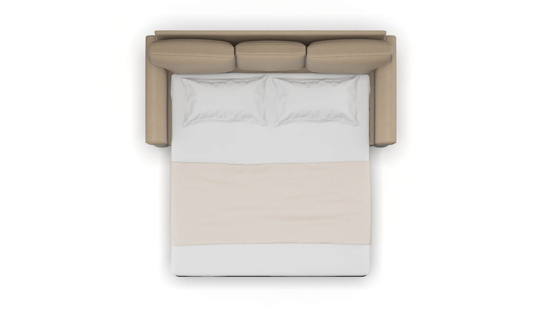 Rome Avenger Driftwood Sofa Sleeper Espresso legs 3