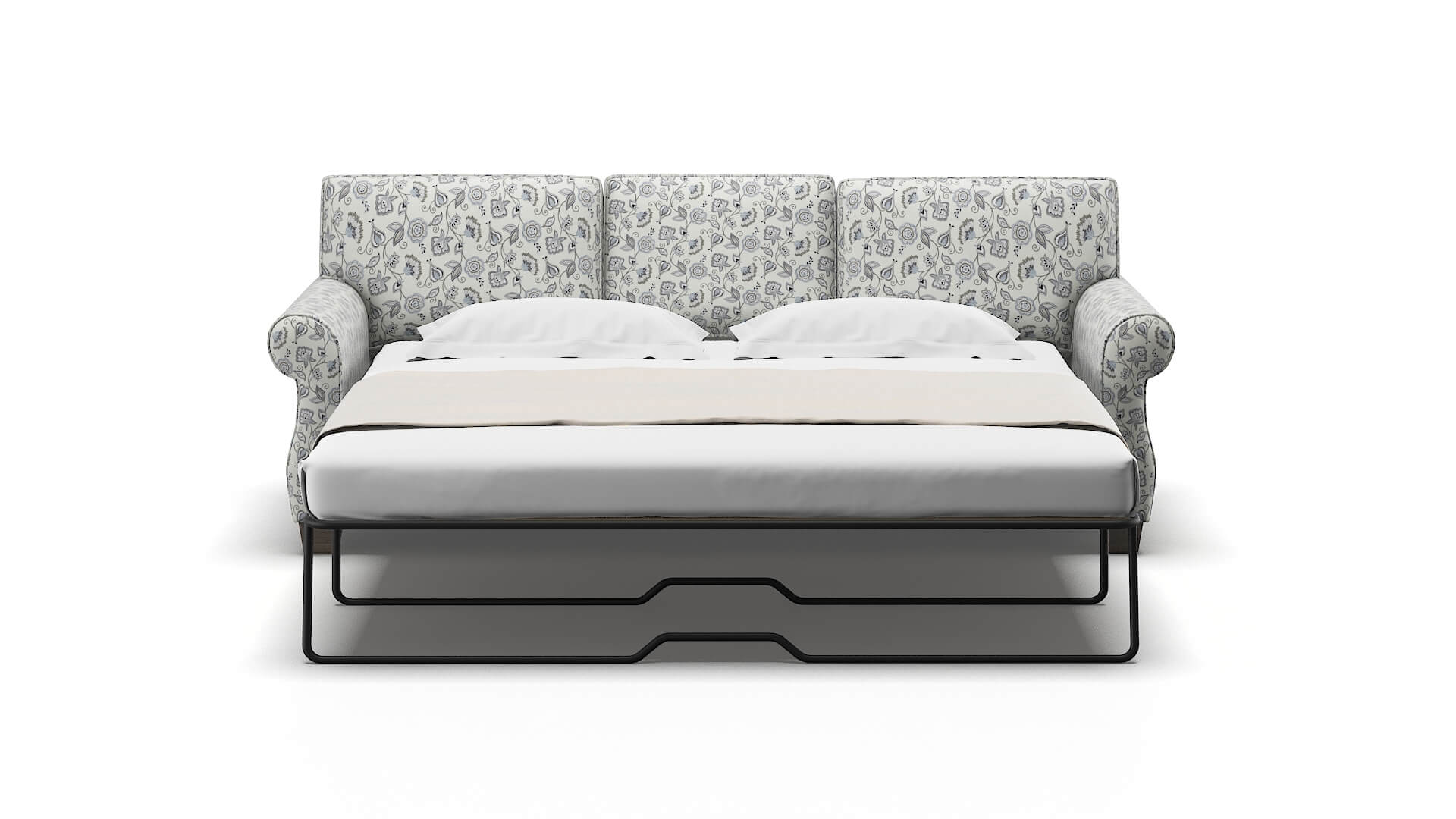 Rome Avignon Sky Sofa Sleeper Espresso legs 1