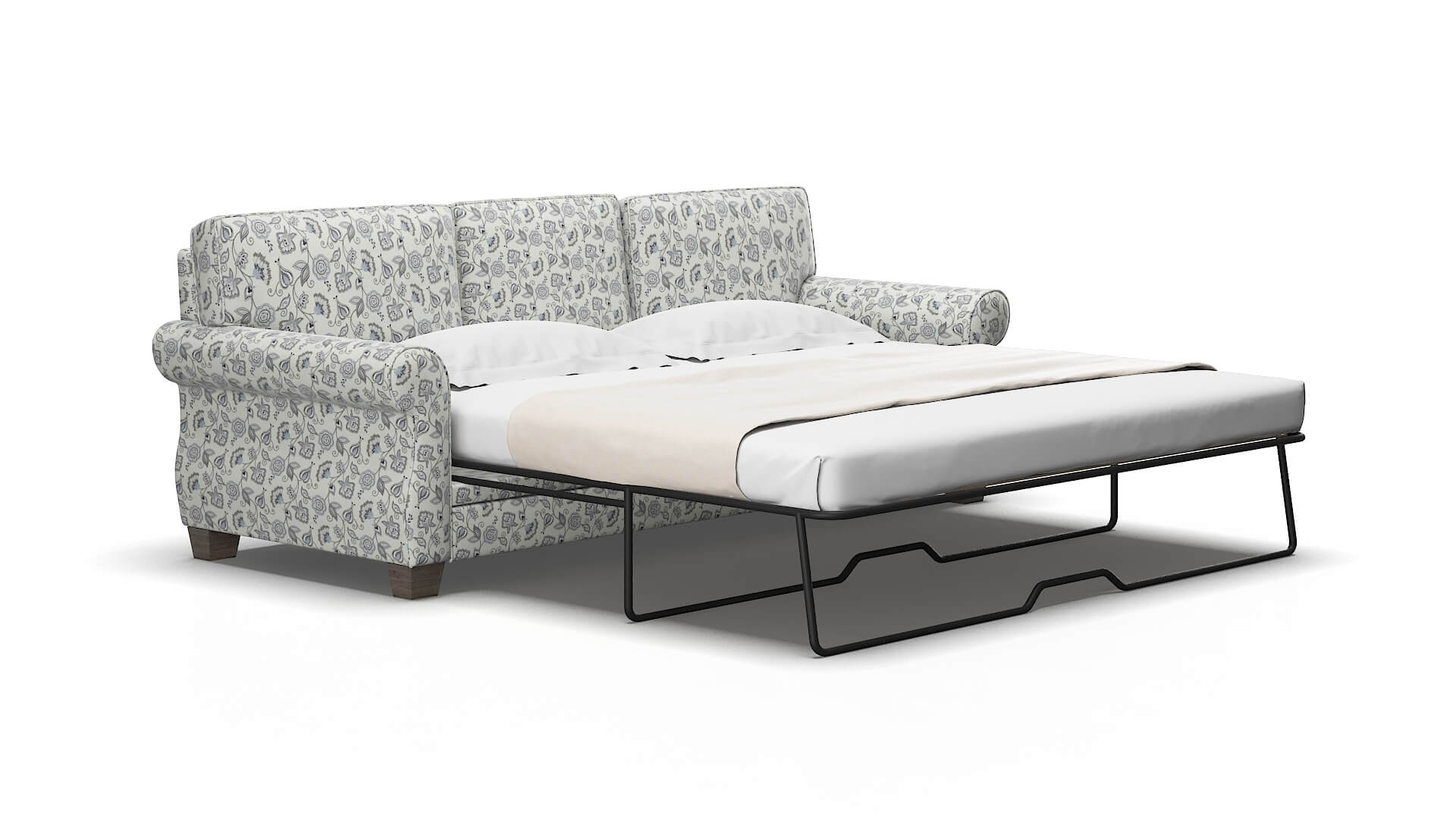 Rome Avignon sky Sofa sleeper Espresso Legs  2