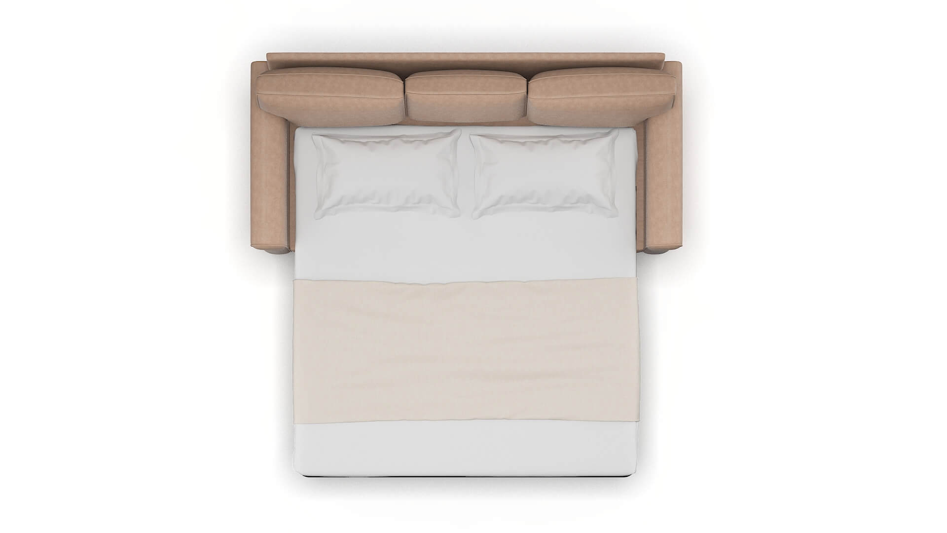 Rome Bella Cocoa Sofa Sleeper Espresso legs 3