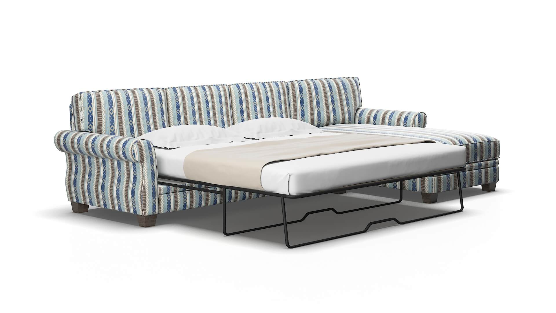 Rome Bodhi indigo Panel sleeper Espresso Legs  2