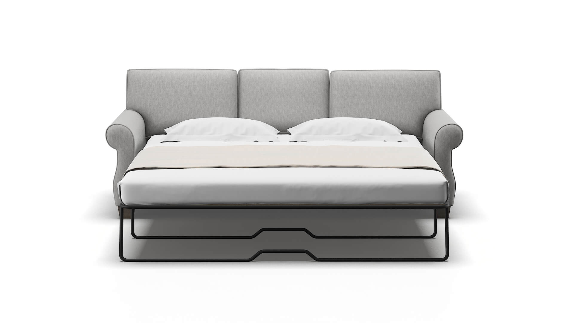 Rome Bungalow Graphite Sofa Sleeper Espresso legs 1