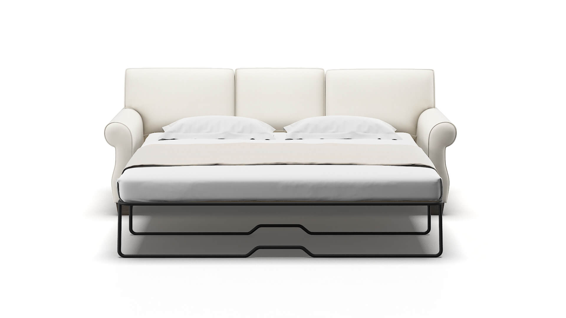 Rome Chance Bone Sofa Sleeper Espresso legs 1