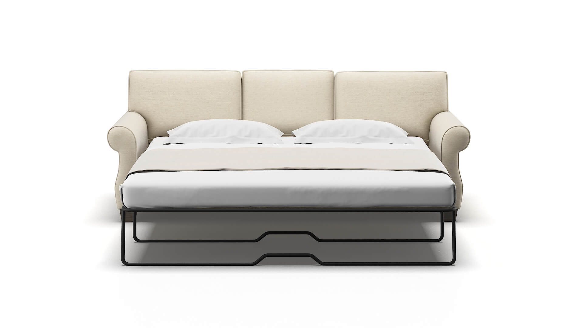 Rome Chance Sand Sofa Sleeper Espresso legs 1