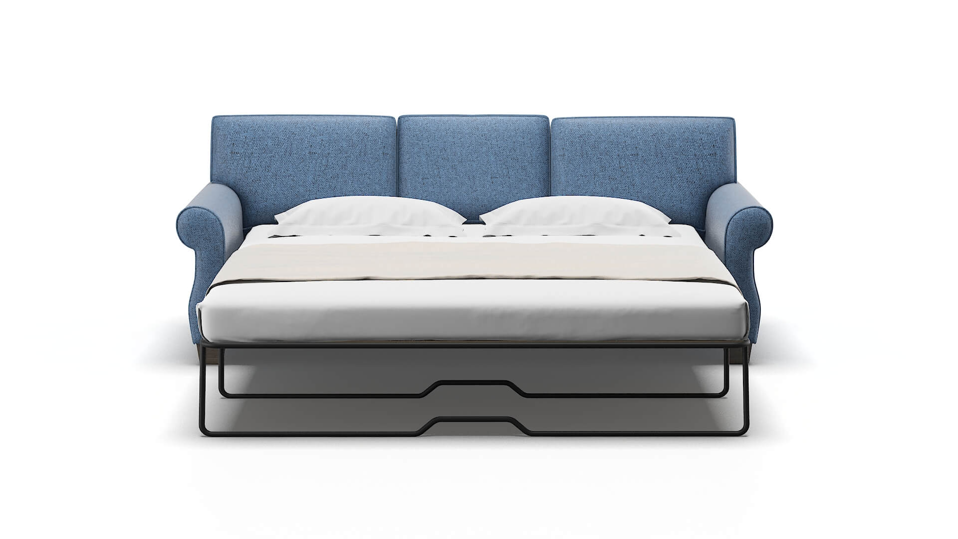 Rome Clyde Deep_ocean Sofa Sleeper Espresso legs 1