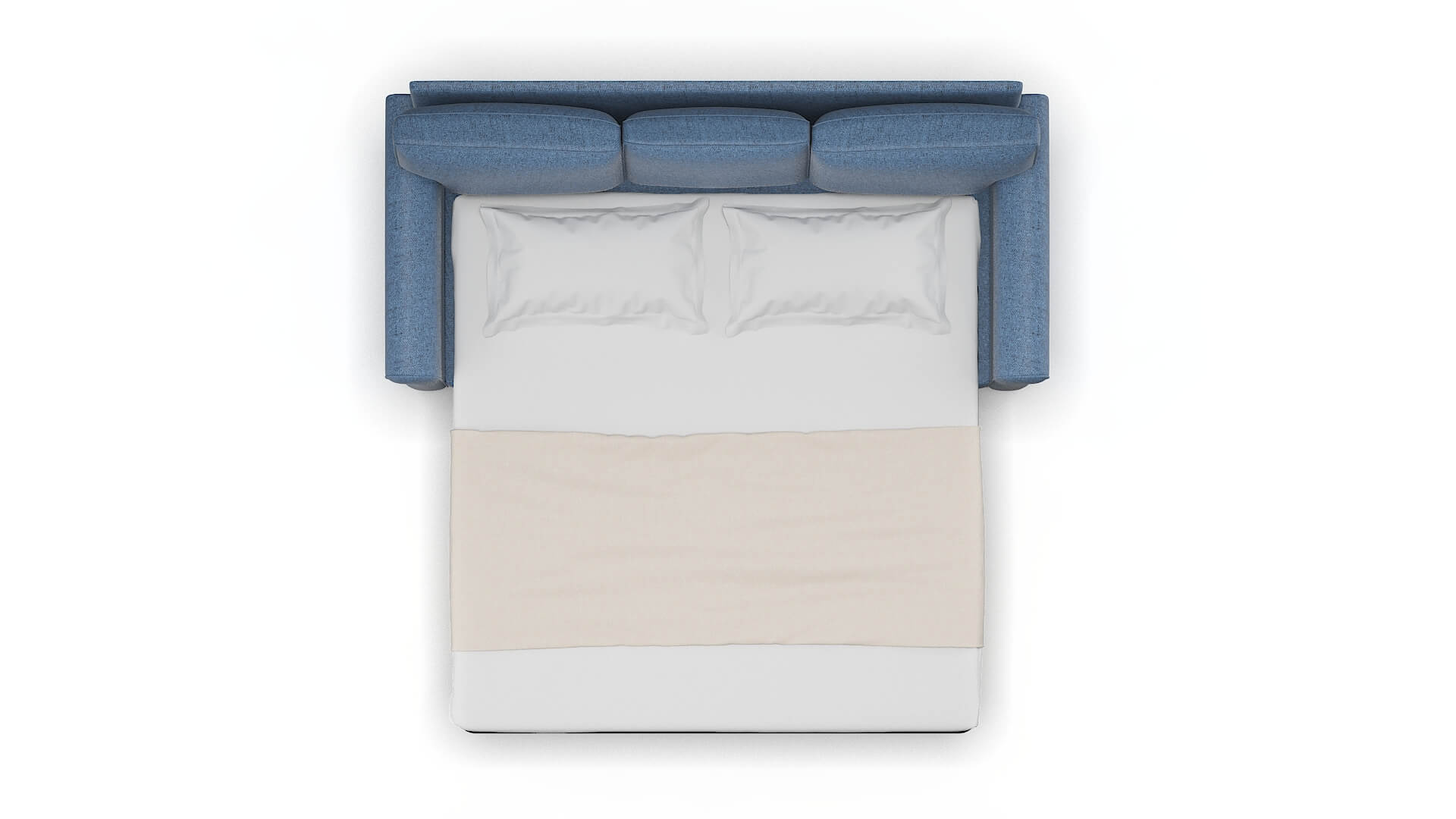 Rome Clyde Deep_ocean Sofa Sleeper Espresso legs 3