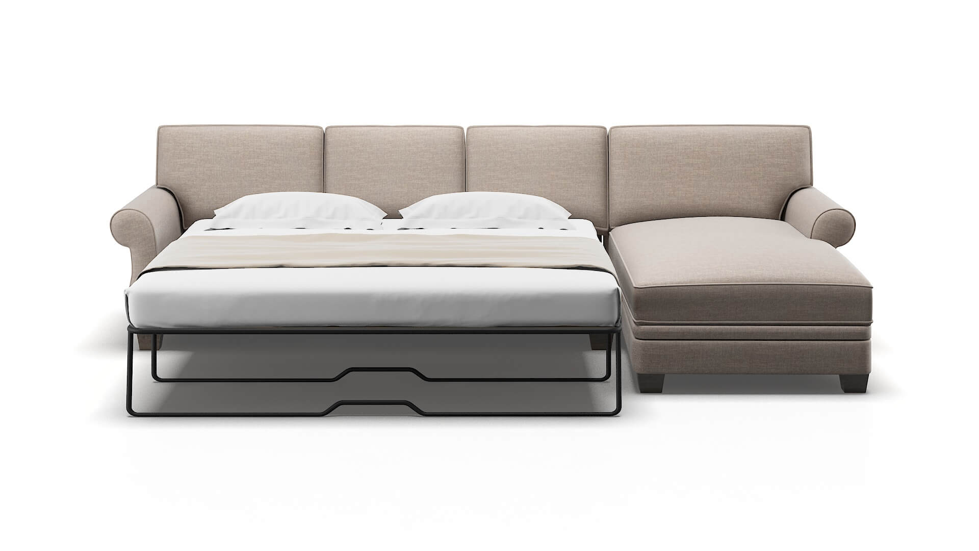 Rome Clyde Dolphin Panel Sleeper Espresso legs 1