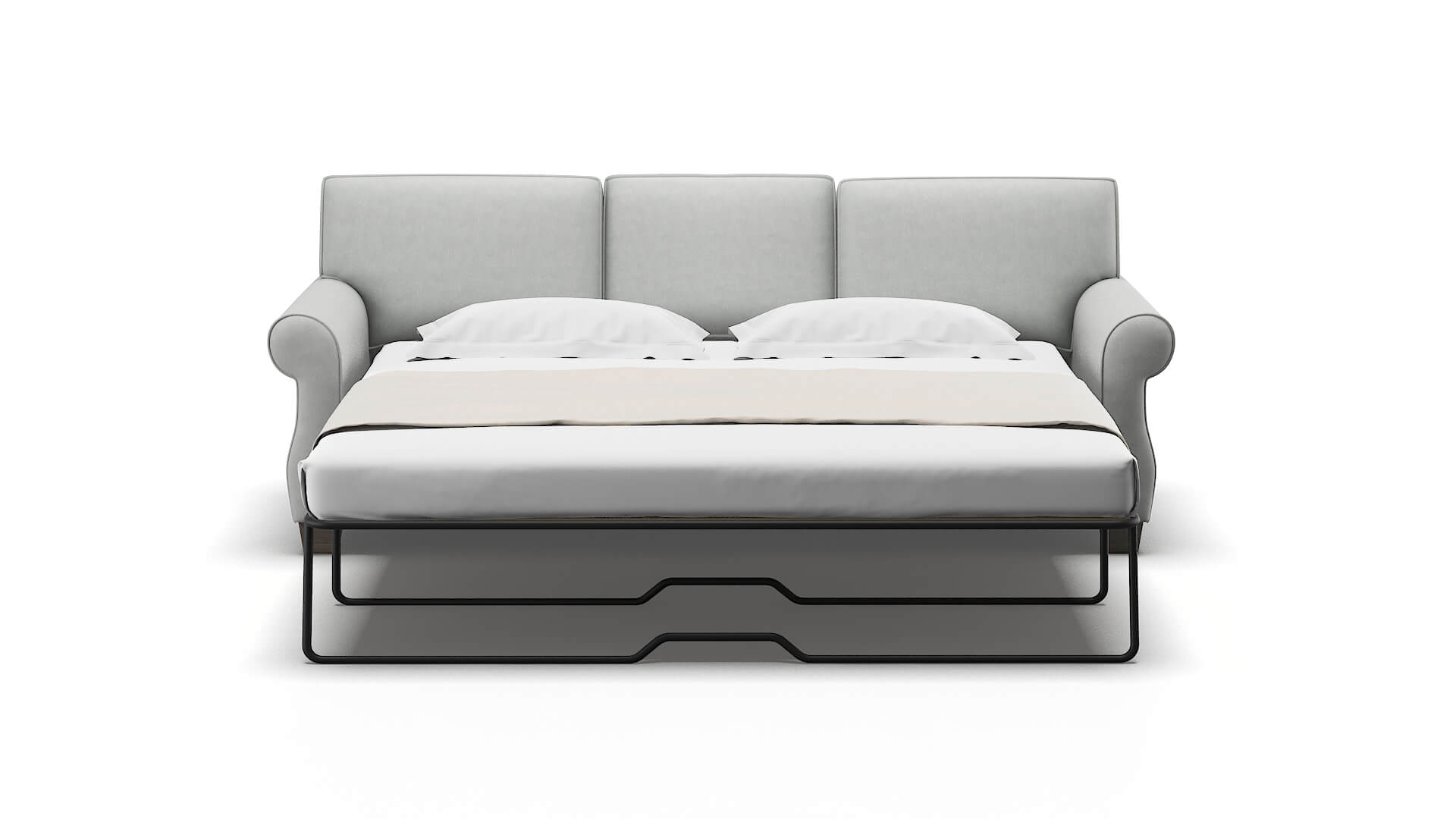 Rome Dawson Platinum Sofa Sleeper Espresso legs 1