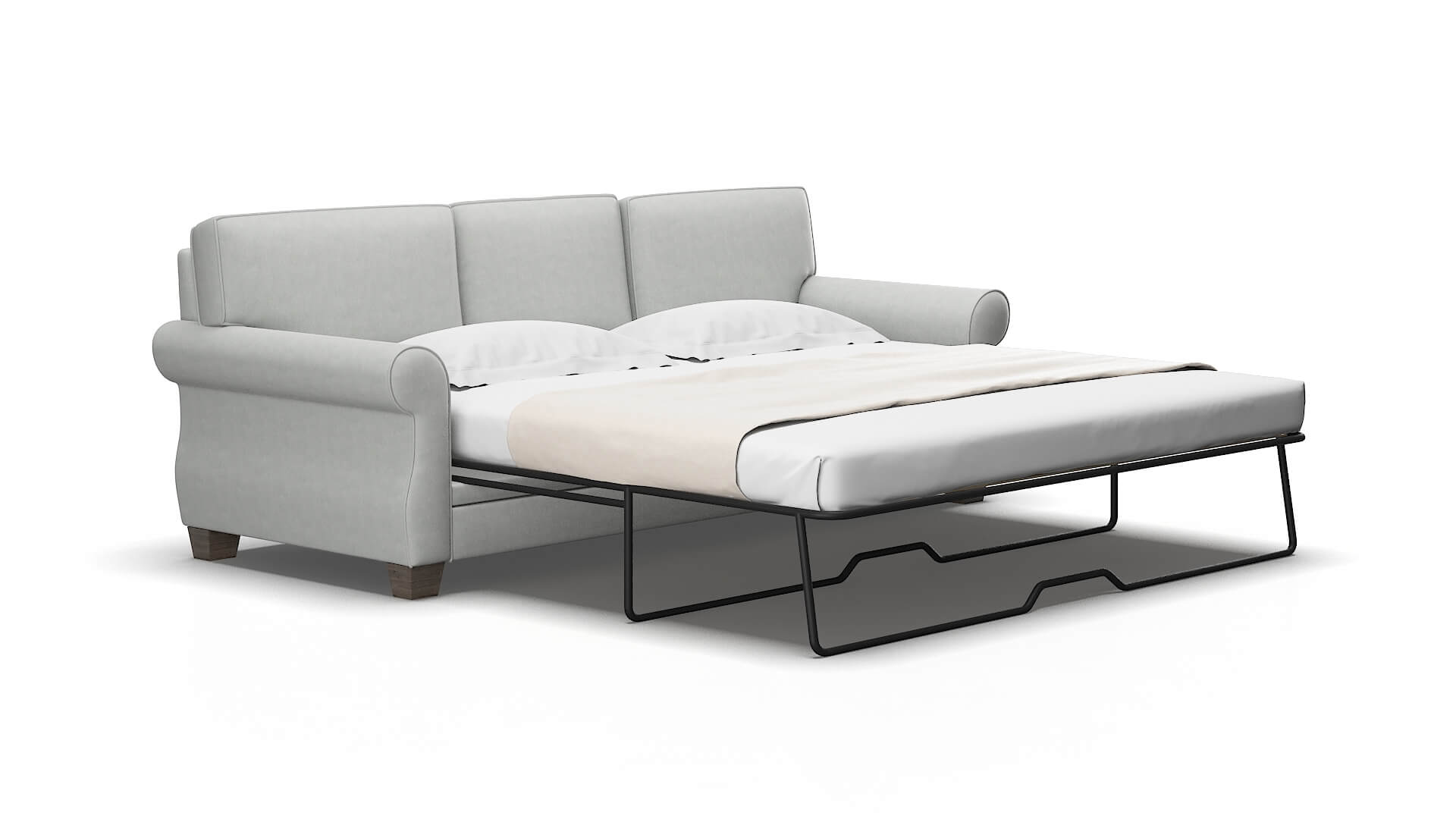 Rome Dawson Platinum Sofa Sleeper Espresso legs 2