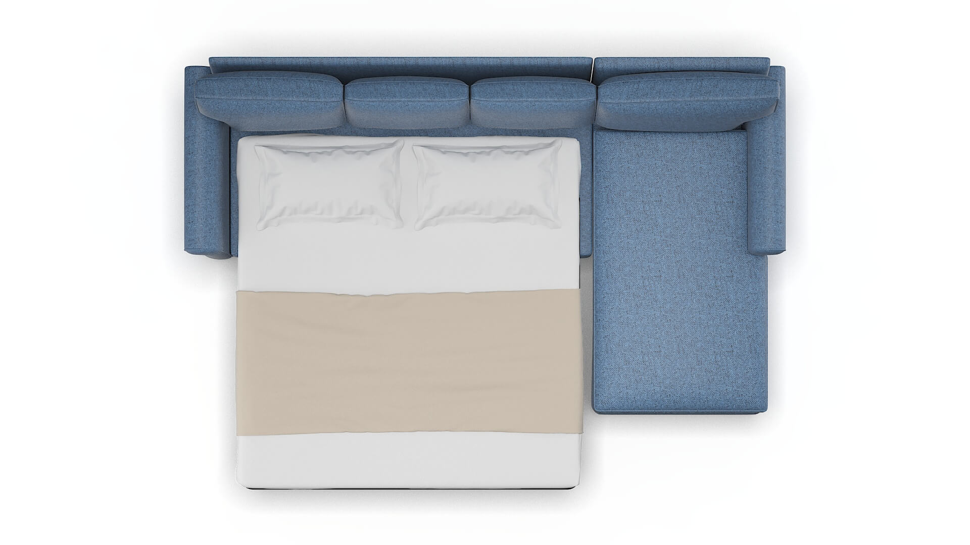 Rome Derby Navy Panel Sleeper Espresso legs 3