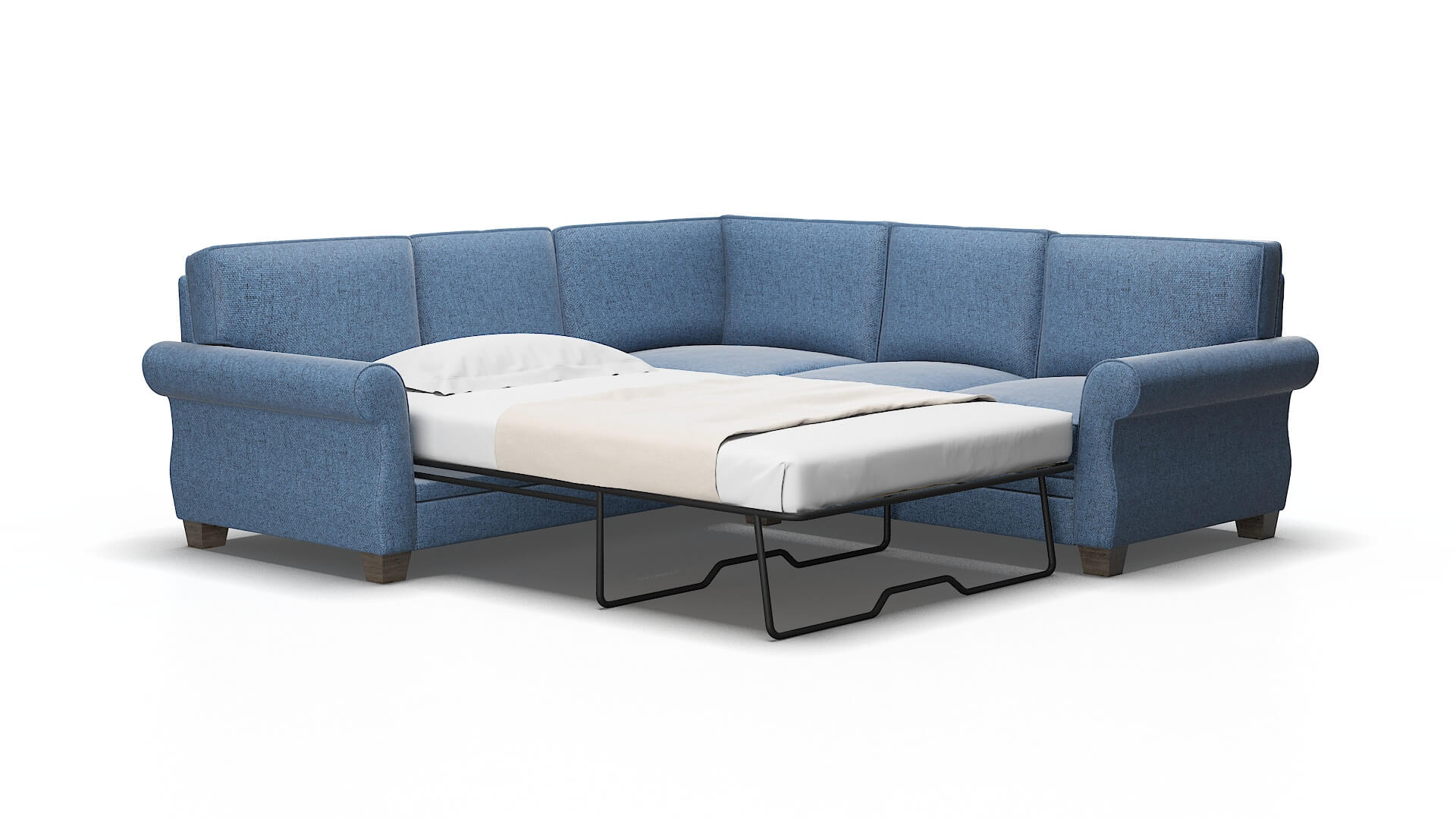 Rome Derby Navy Sectional Sleeper 2