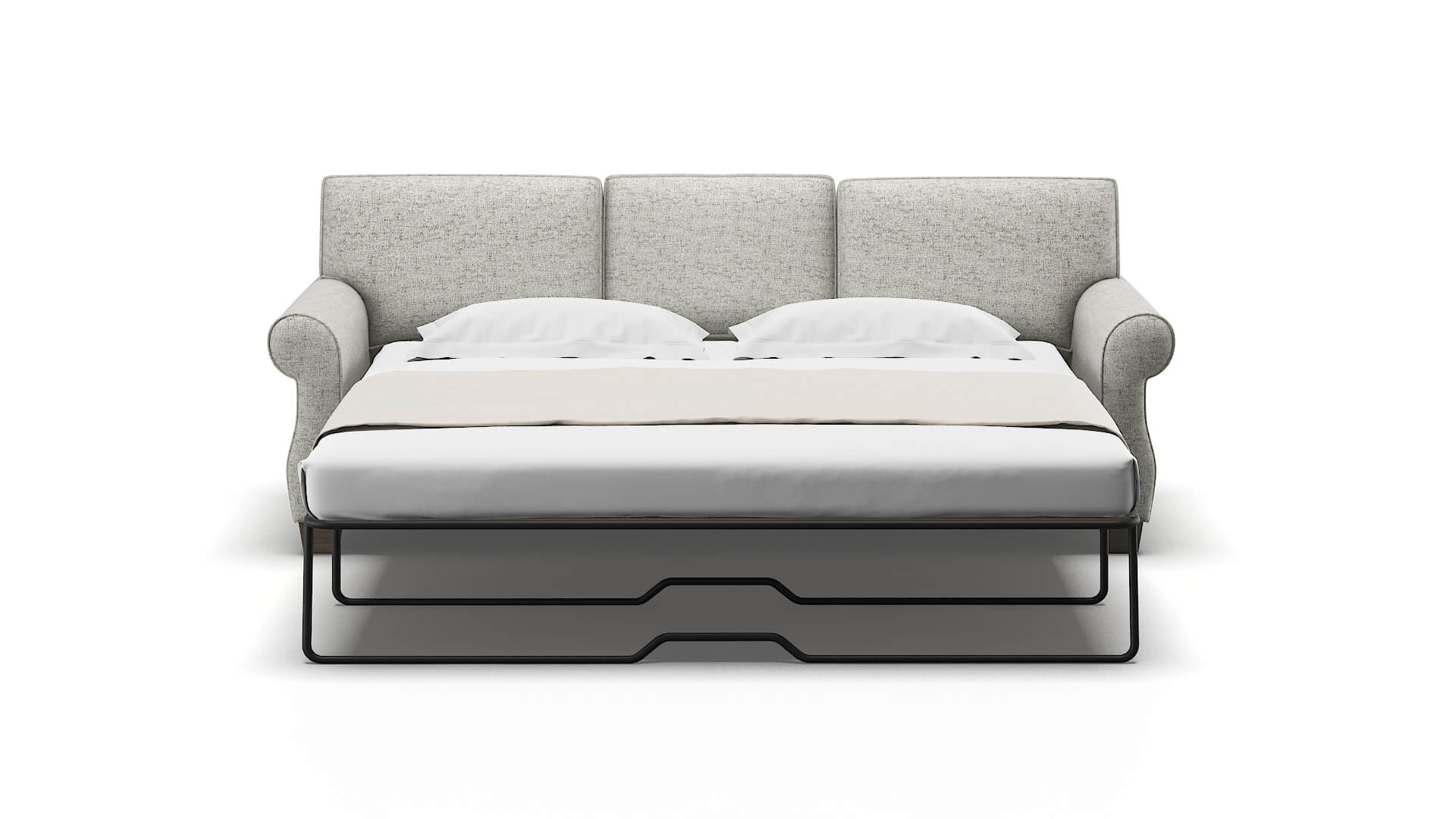 Rome Derby Silver Sofa Sleeper Espresso legs 1