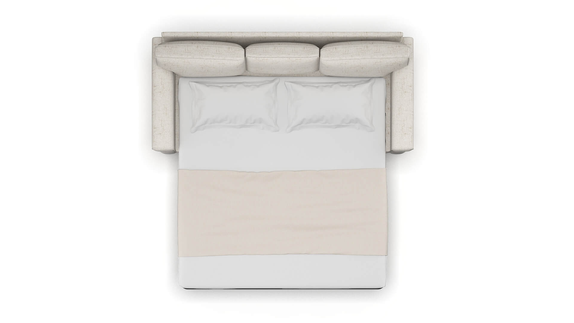 Rome Derby Taupe Sofa Sleeper Espresso legs 3