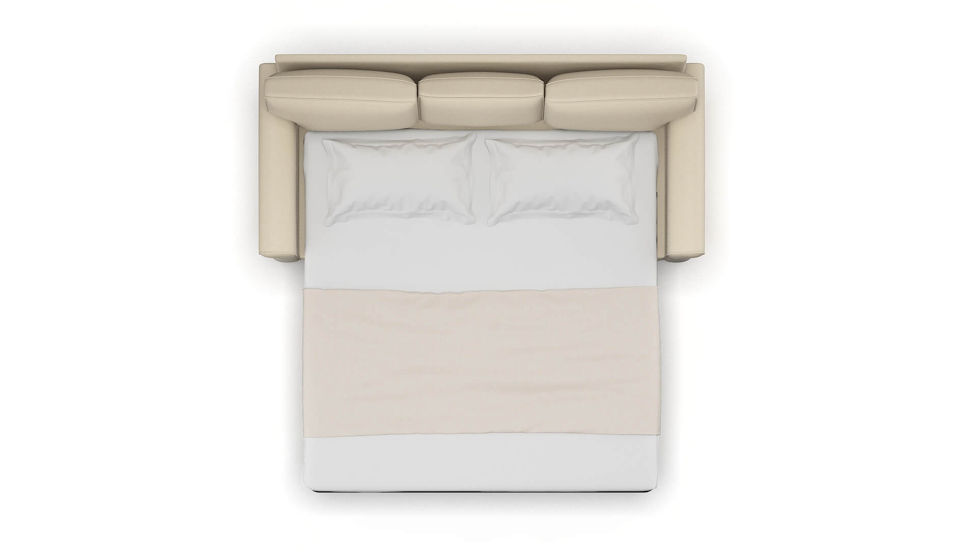 Rome Dream_d Almond Sofa Sleeper Espresso legs 3