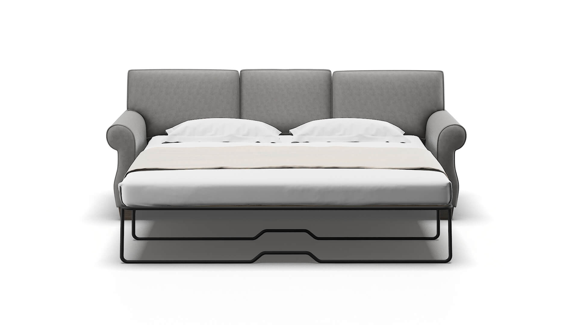 Rome Dream_d Charcoal Sofa Sleeper Espresso legs 1