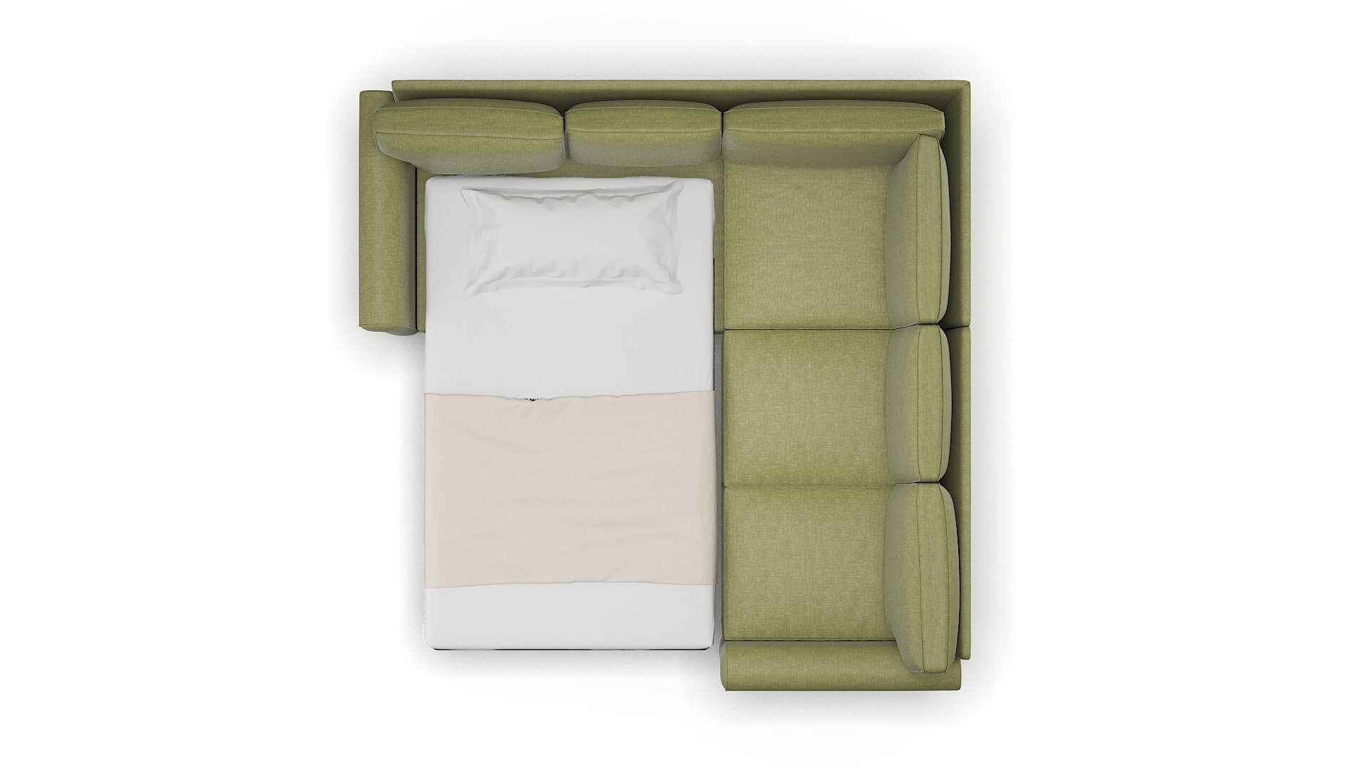 Rome Dream_d Forest Sectional Sleeper Espresso legs 3