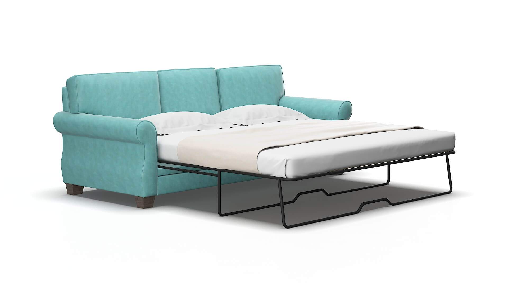 Rome Dream_d french_blue Sofa sleeper Espresso Legs  2