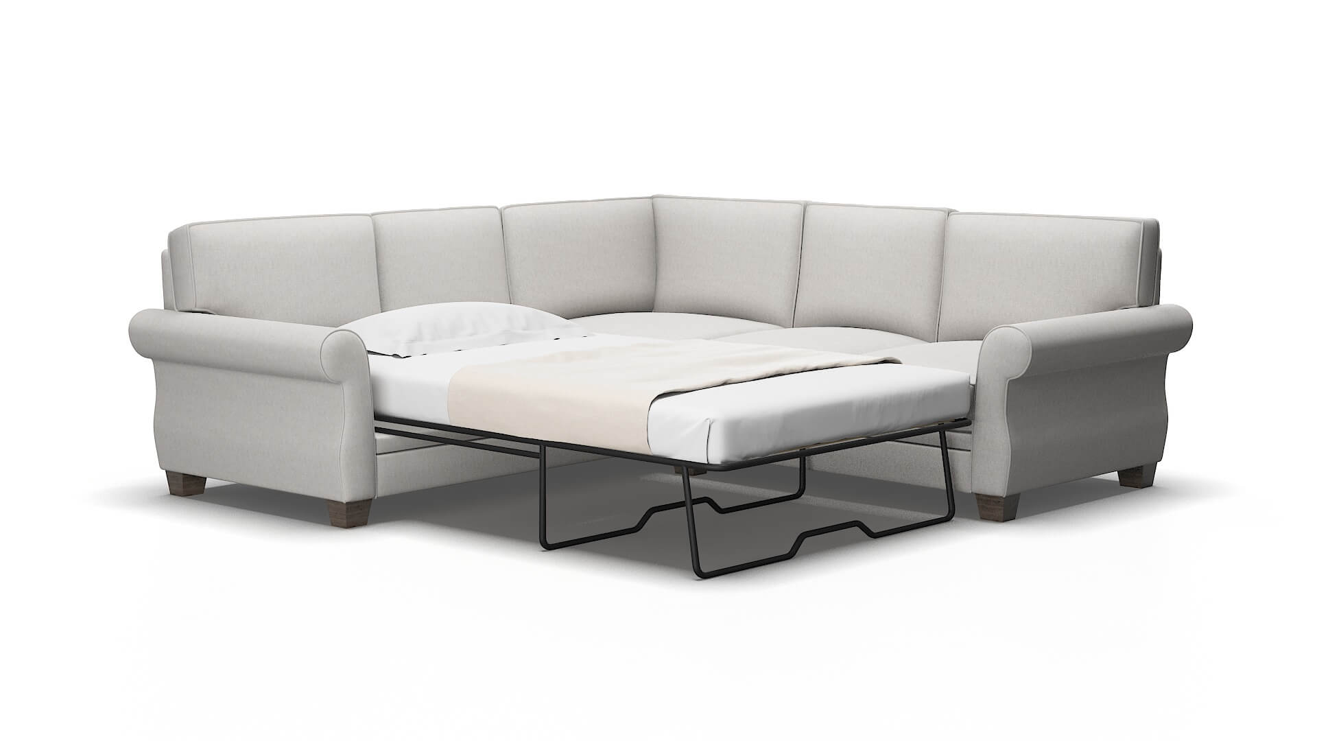 Rome Dream_d Sterling Sectional Sleeper Espresso legs 2