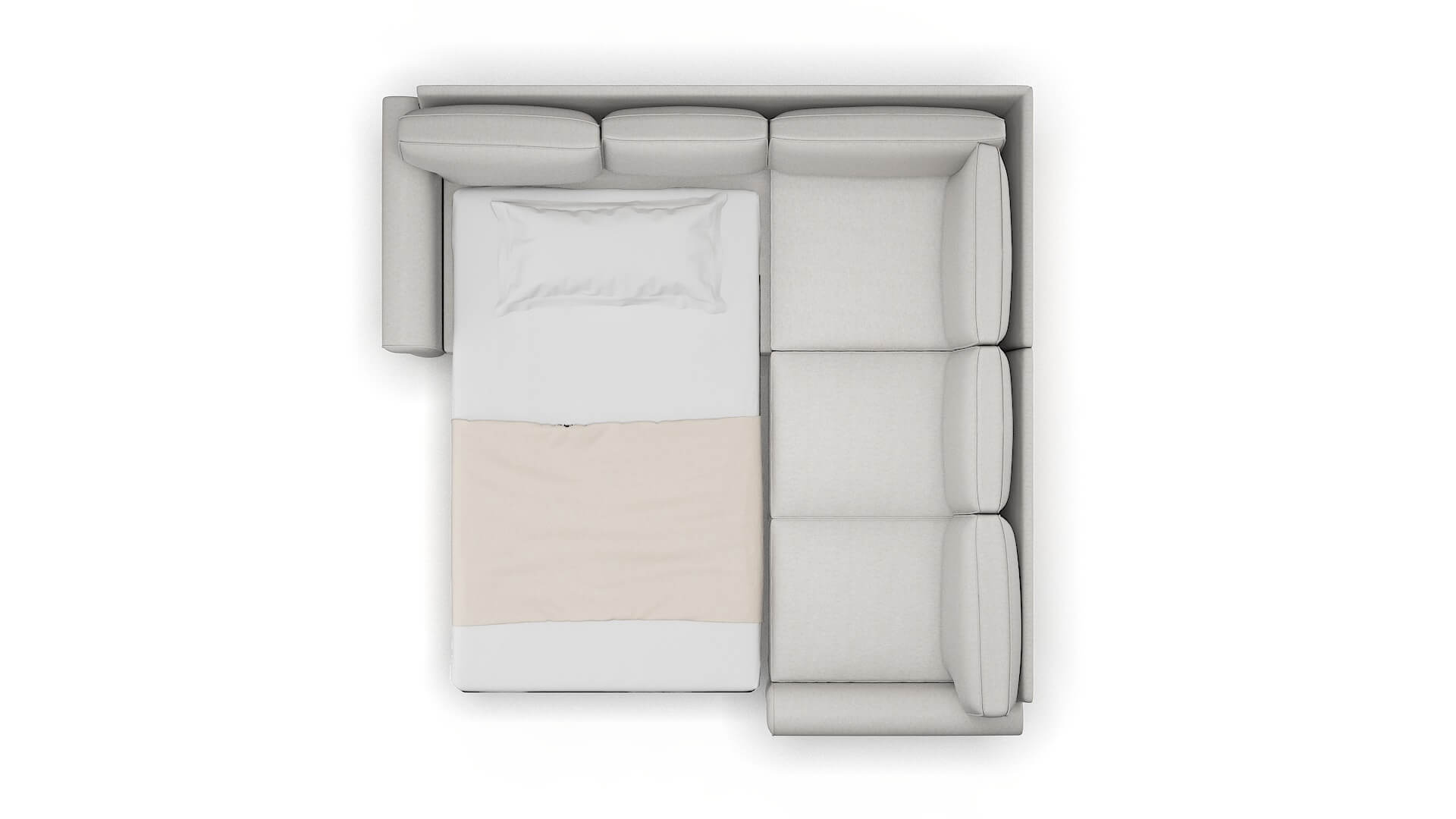 Rome Dream_d Sterling Sectional Sleeper Espresso legs 3