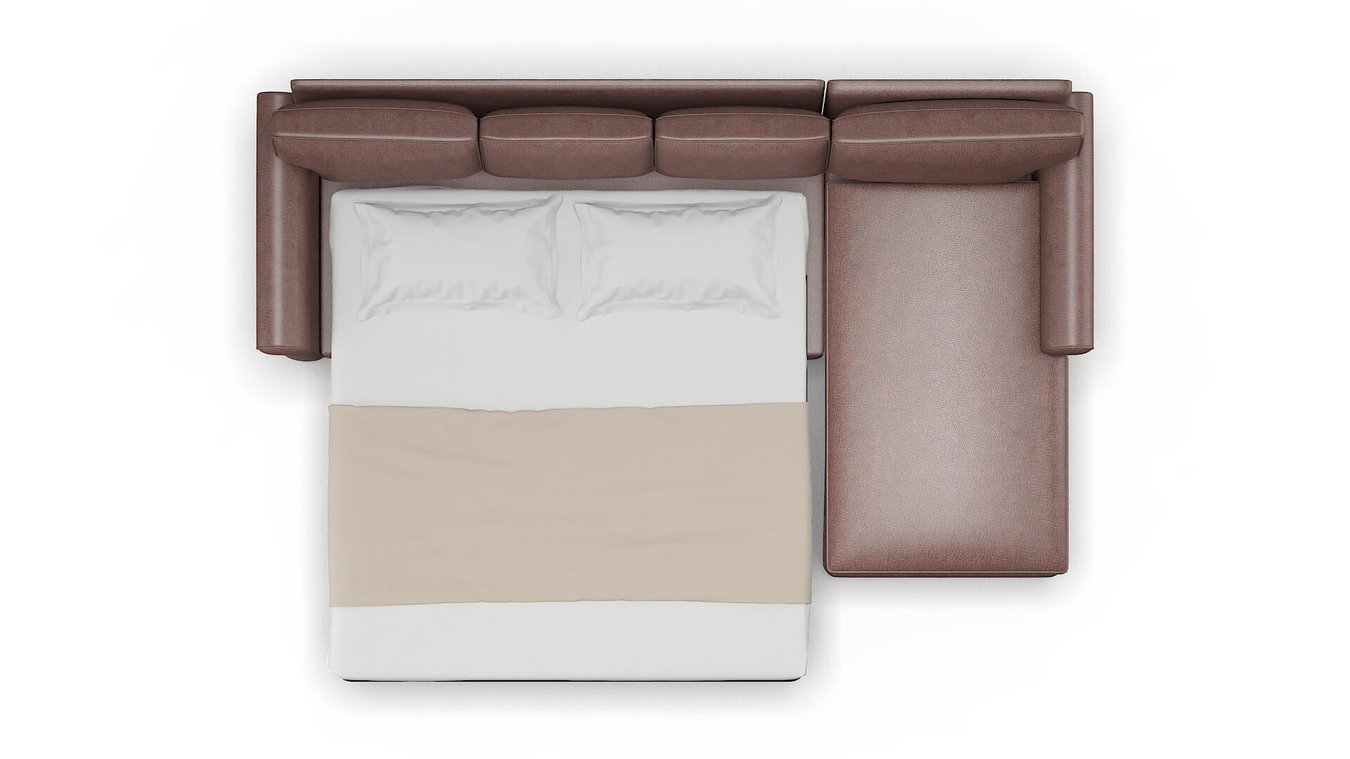 Rome Ford Brown Panel Sleeper Espresso legs 3