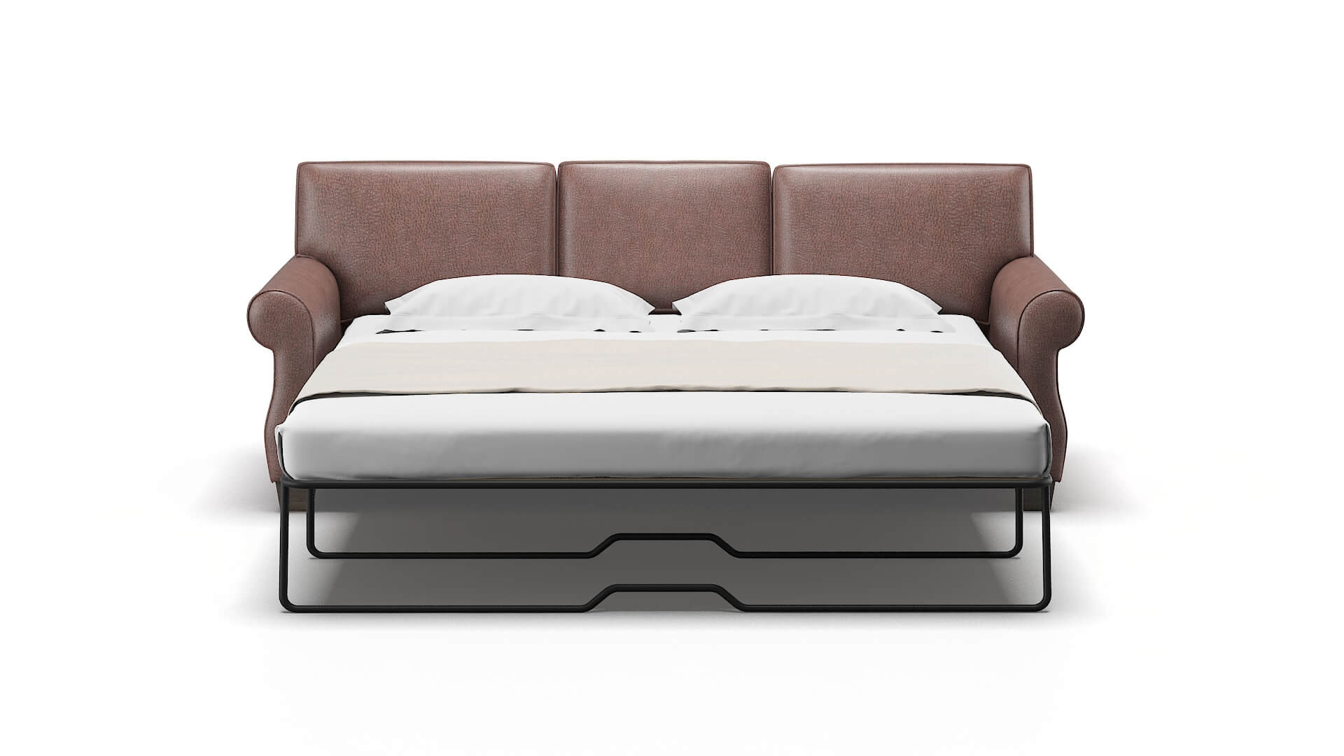 Rome Ford Brown Sofa Sleeper Espresso legs 1