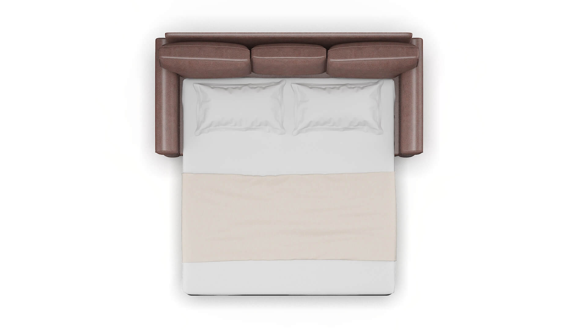 Rome Ford Brown Sofa Sleeper Espresso legs 3