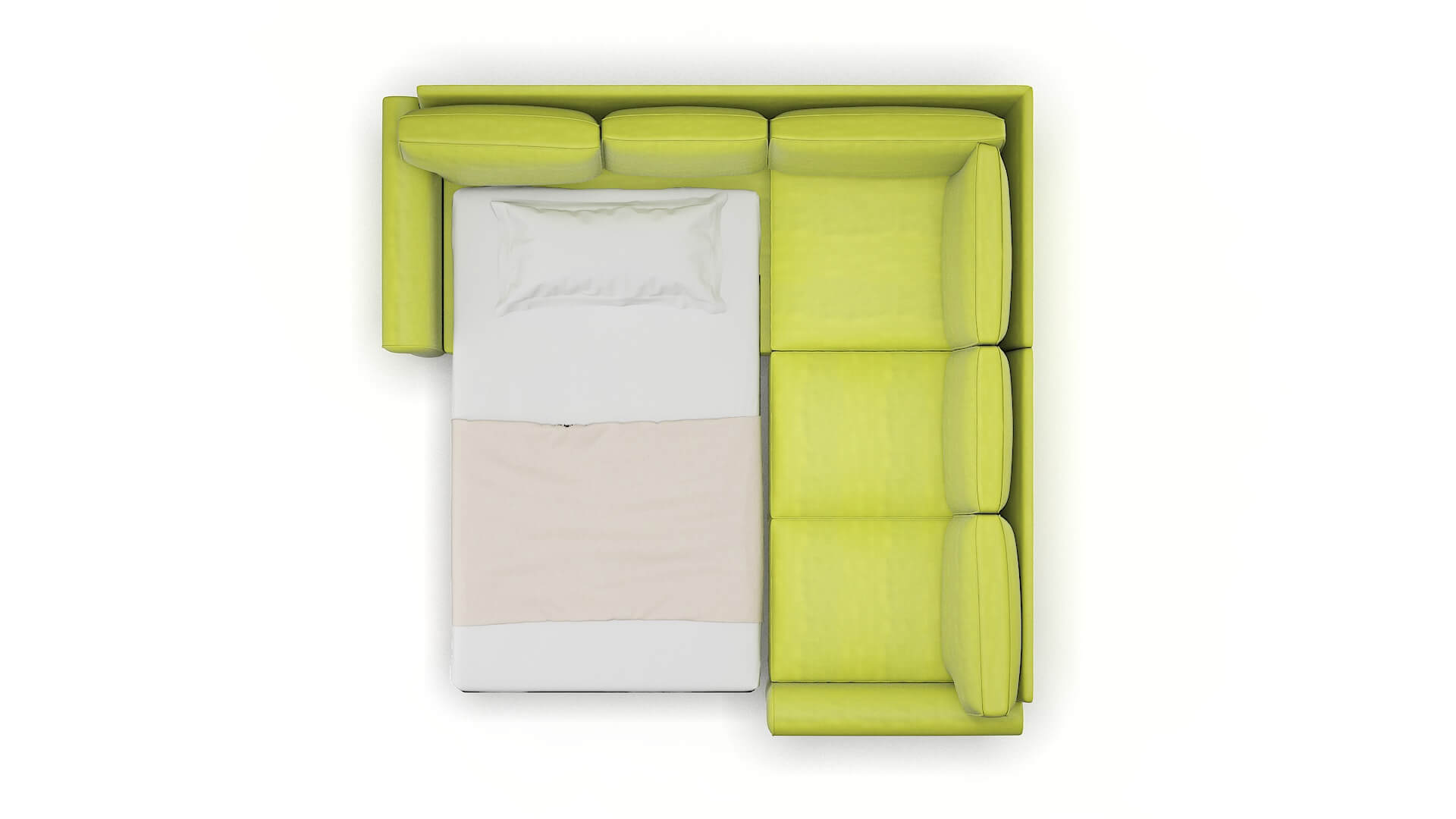 Rome Hathaway Apple Sectional Sleeper Espresso legs 3