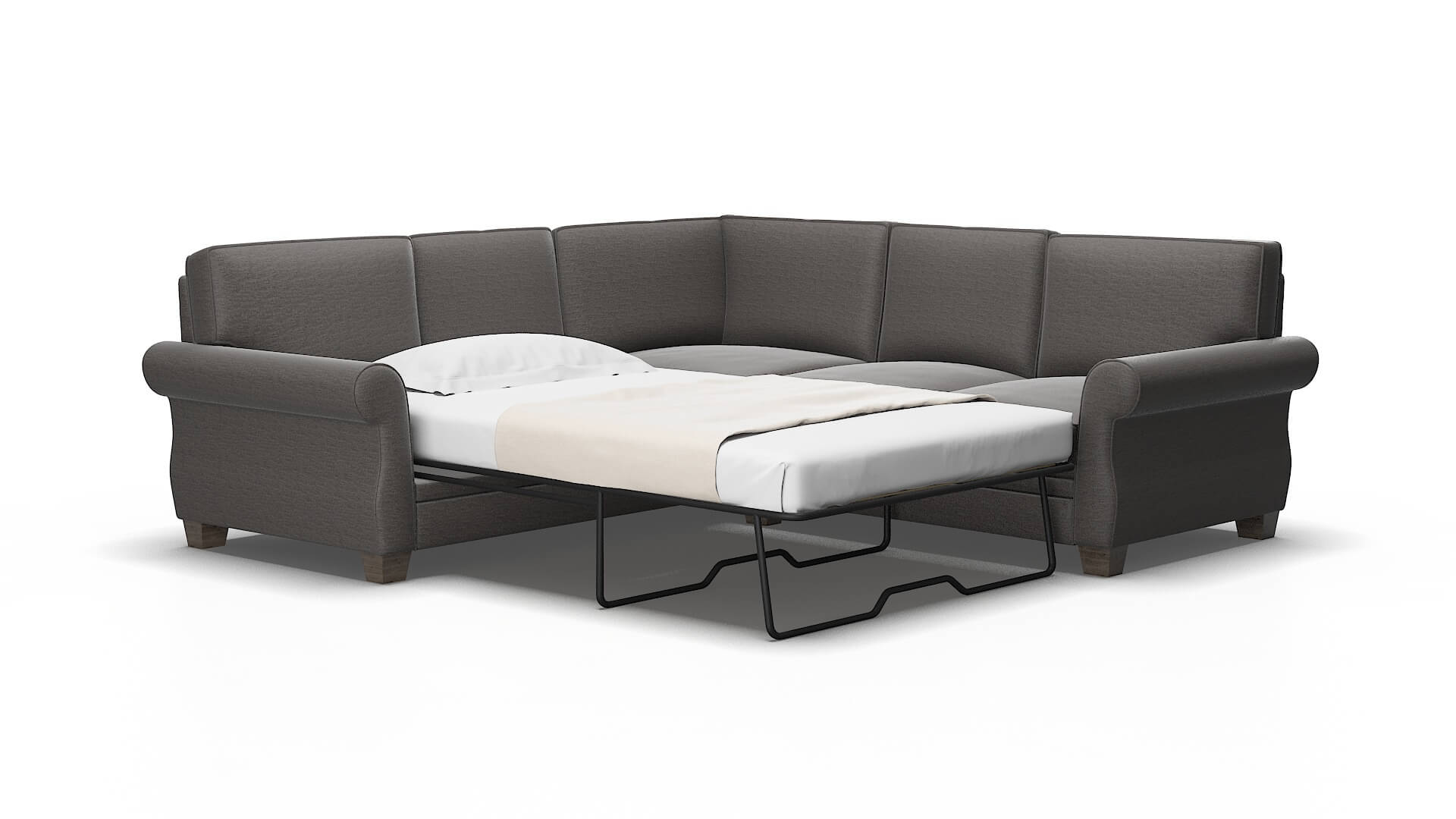 Rome Insight eclipse Sectional sleeper Espresso Legs  2