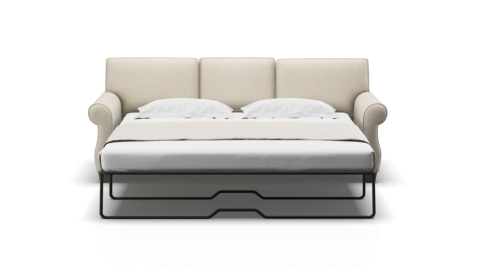 Rome Keylargo Almond Sofa Sleeper Espresso legs 1