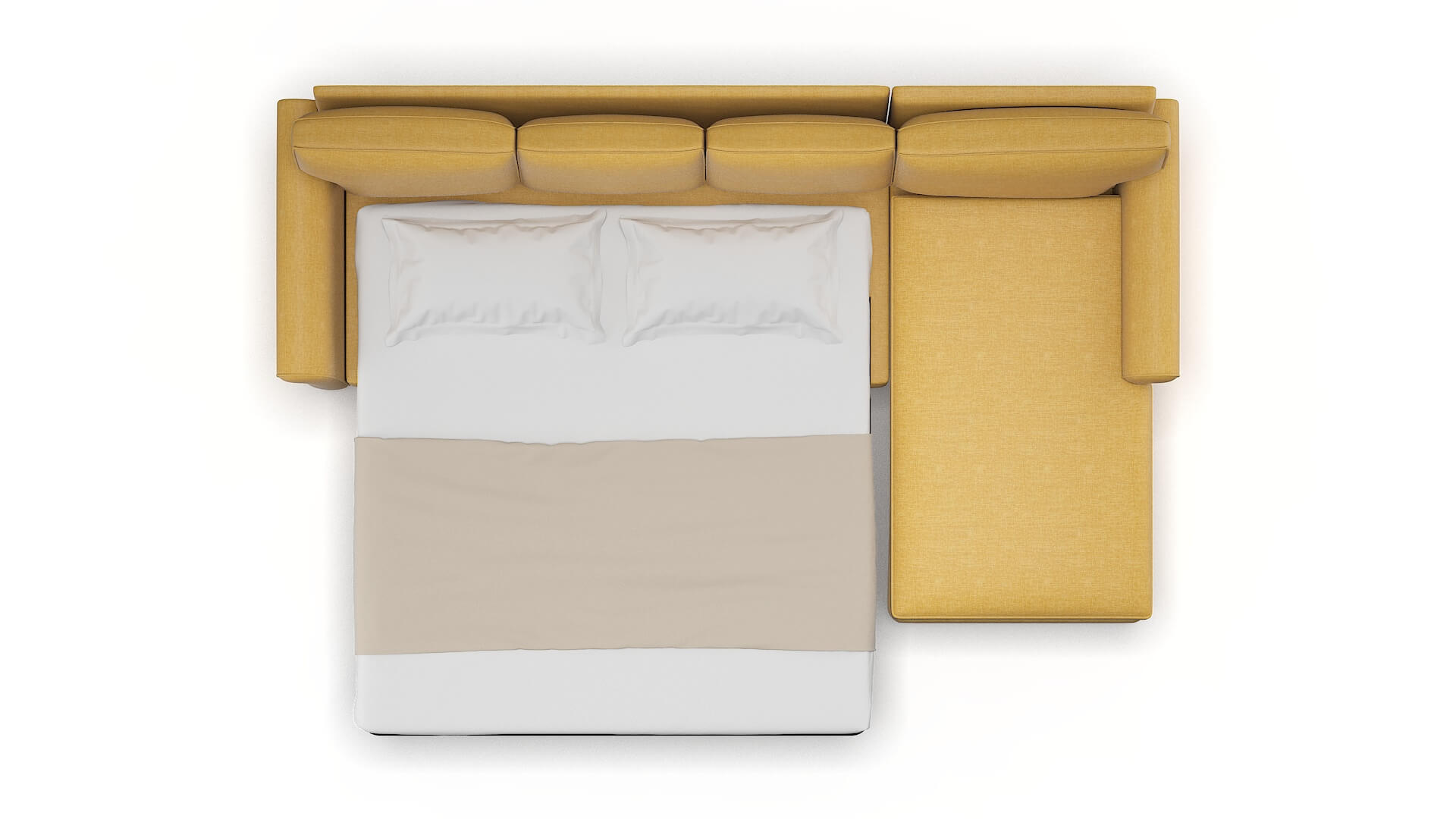 Rome Keylargo Honey Panel Sleeper Espresso legs 3