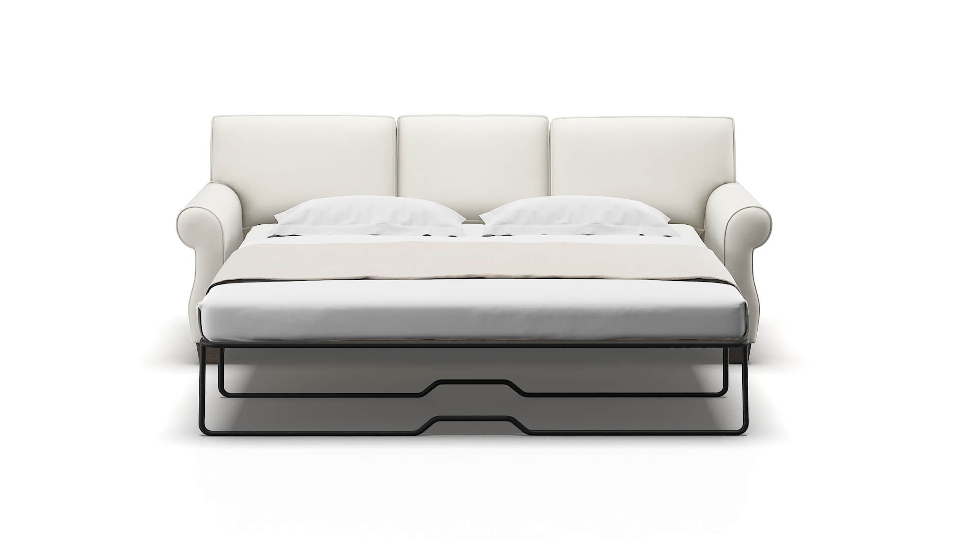 Rome Keylargo Oatmeal Sofa Sleeper Espresso legs 1