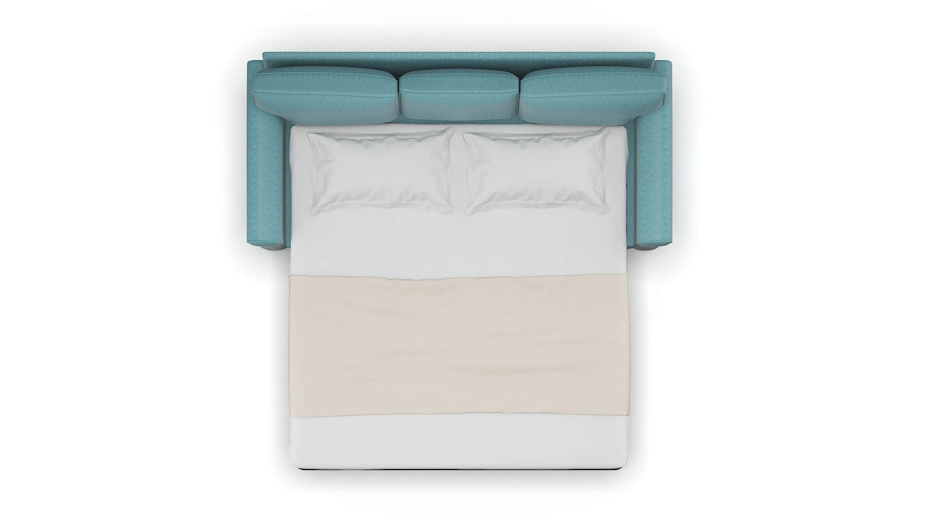 Rome Lana Peacock Sofa Sleeper Espresso legs 3