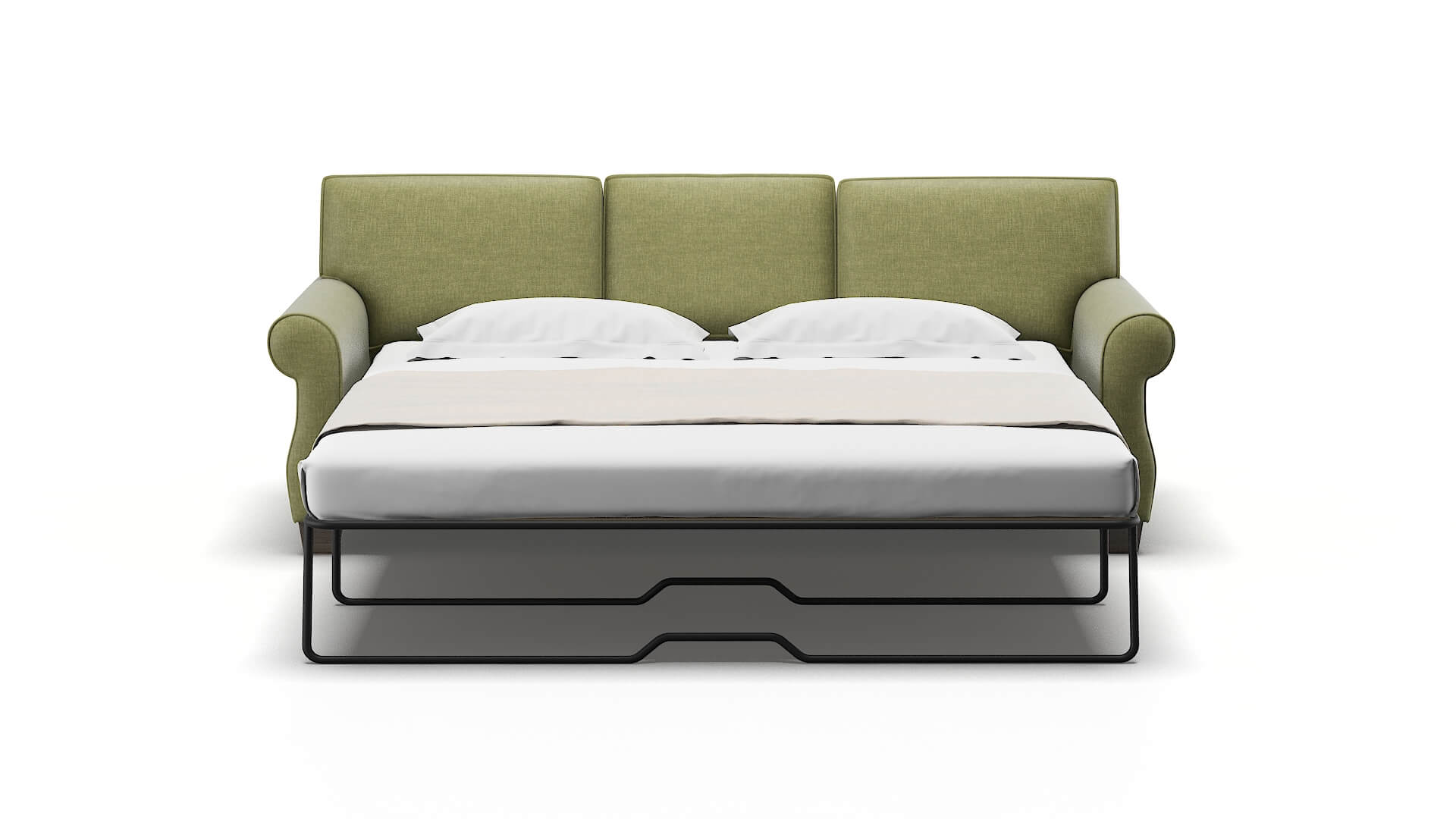 Rome Leslie Lawn Sofa Sleeper Espresso legs 1