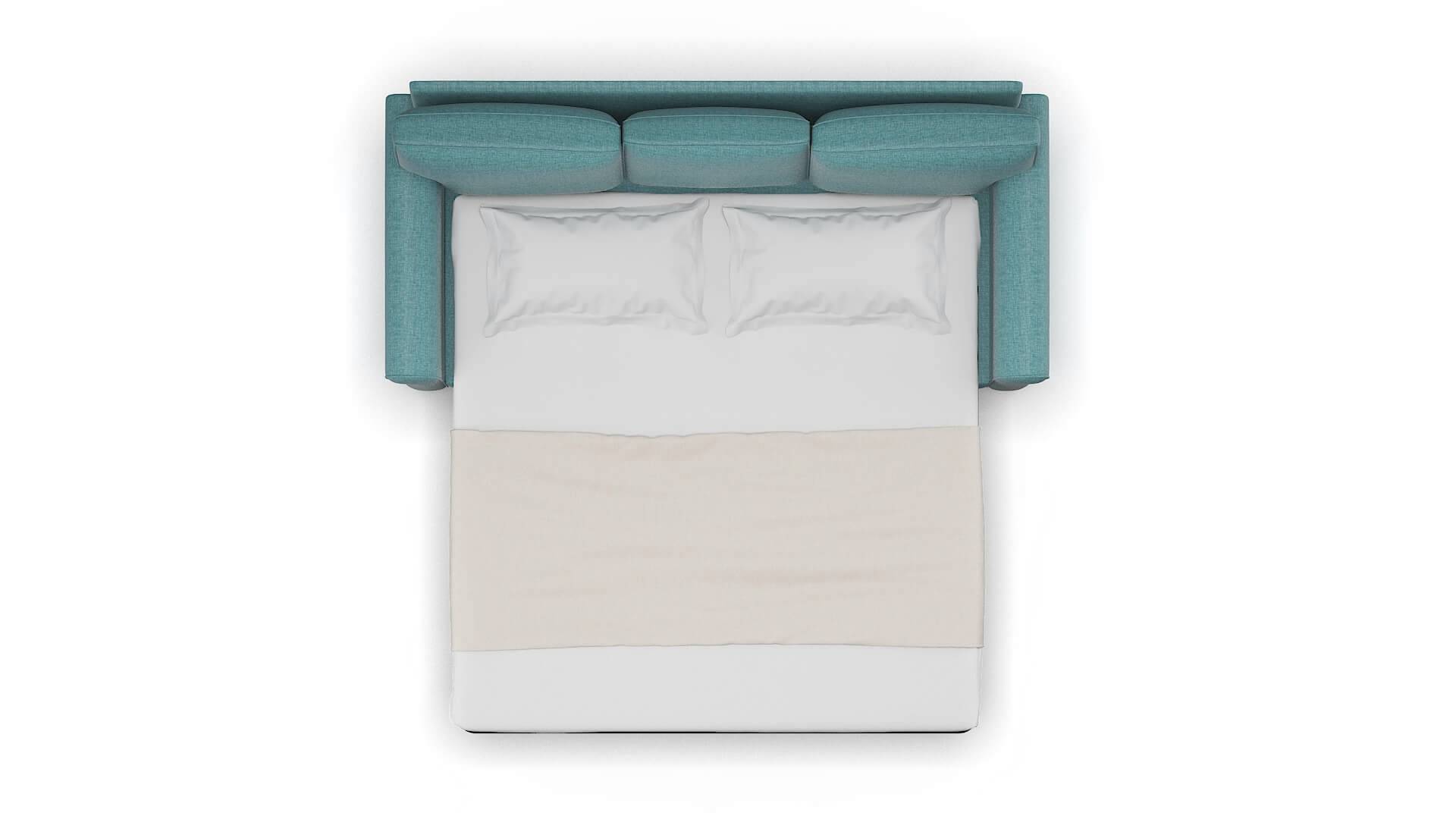 Rome Leslie Peacock Sofa Sleeper Espresso legs 3