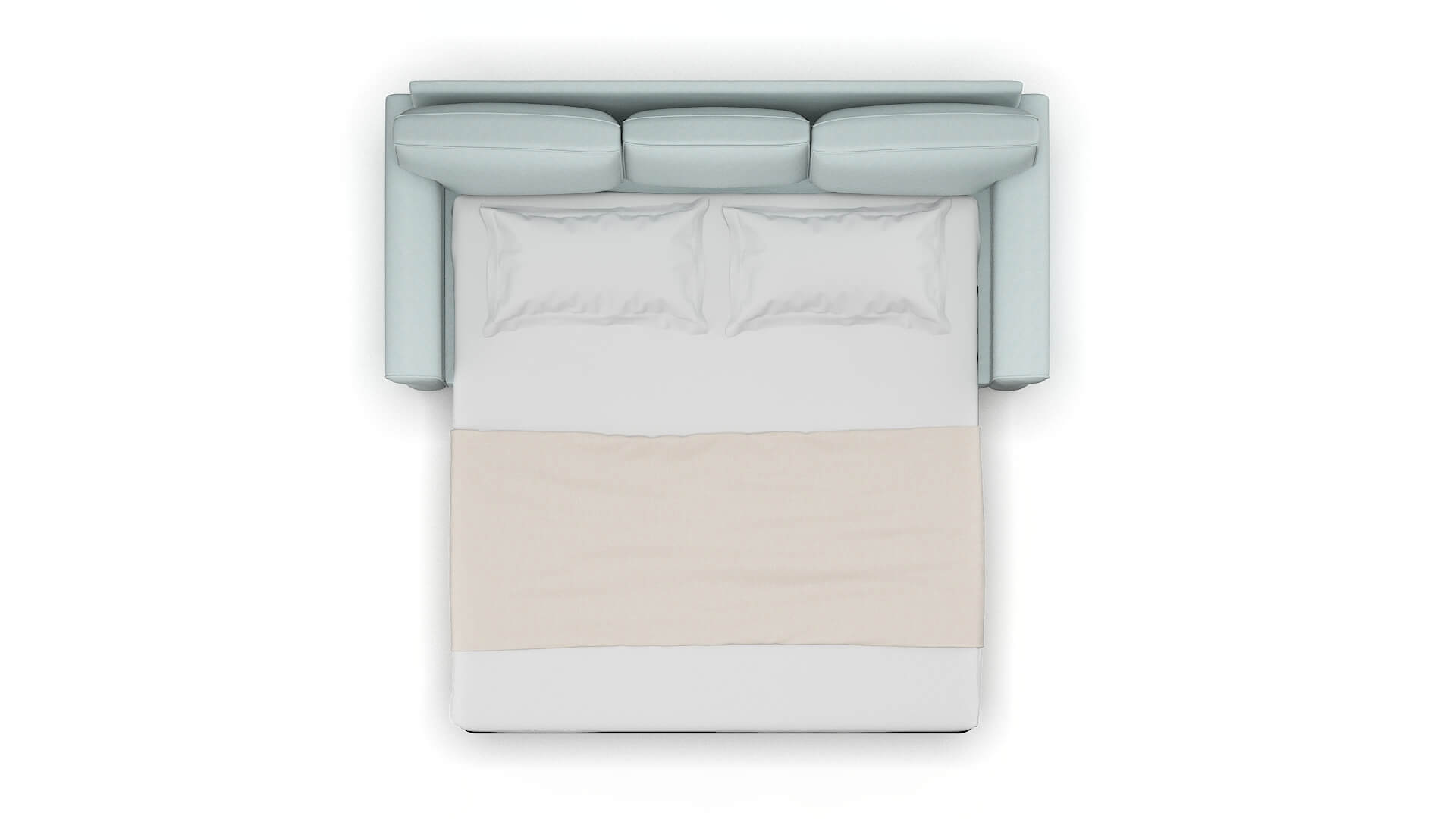 Rome Leslie Robins_egg Sofa Sleeper Espresso legs 3