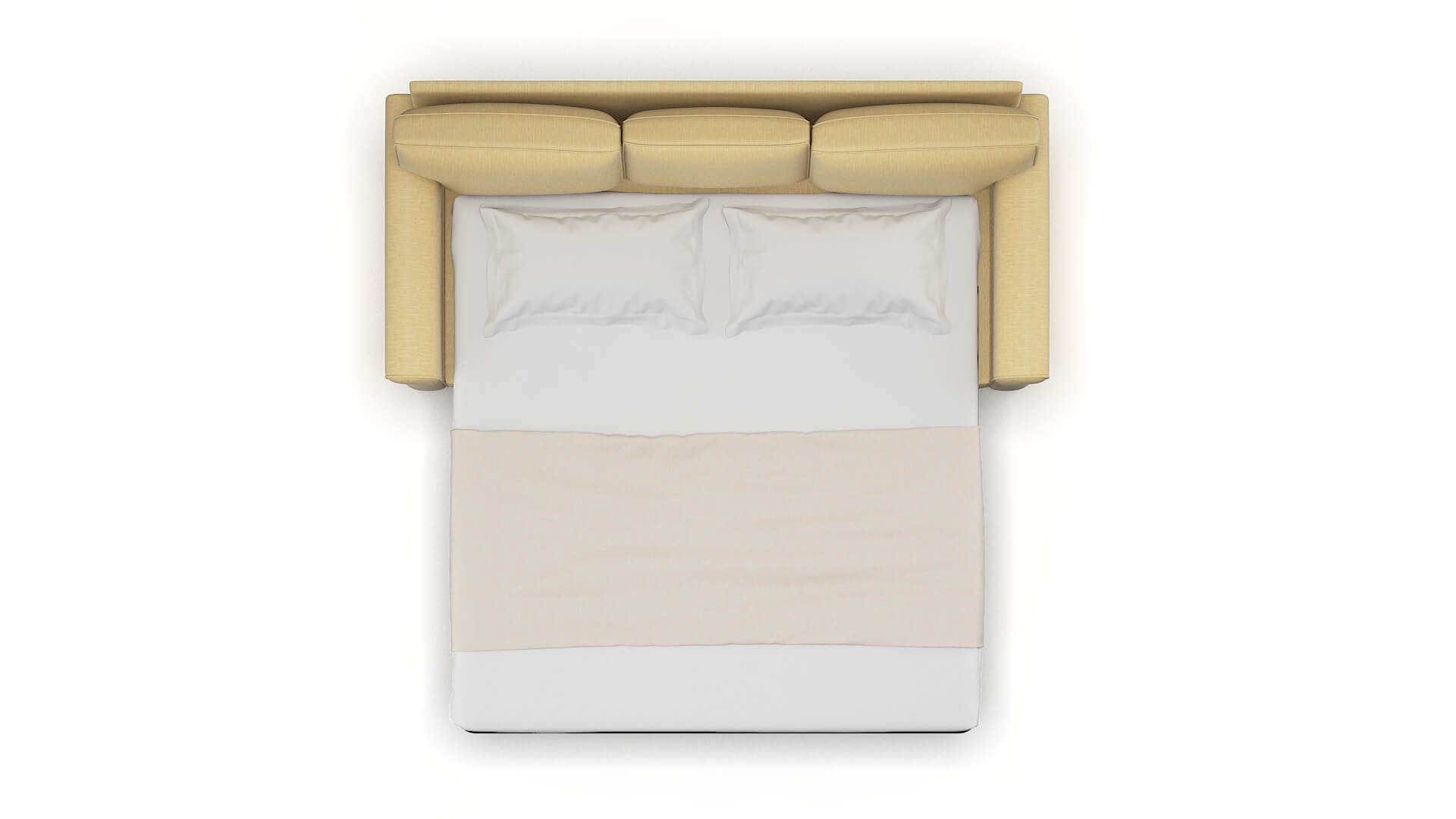 Rome Malibu Maize Sofa Sleeper Espresso legs 3