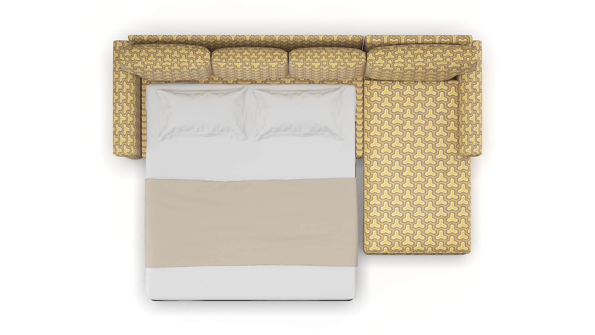 Rome Merci Dijon Panel Sleeper Espresso legs 3