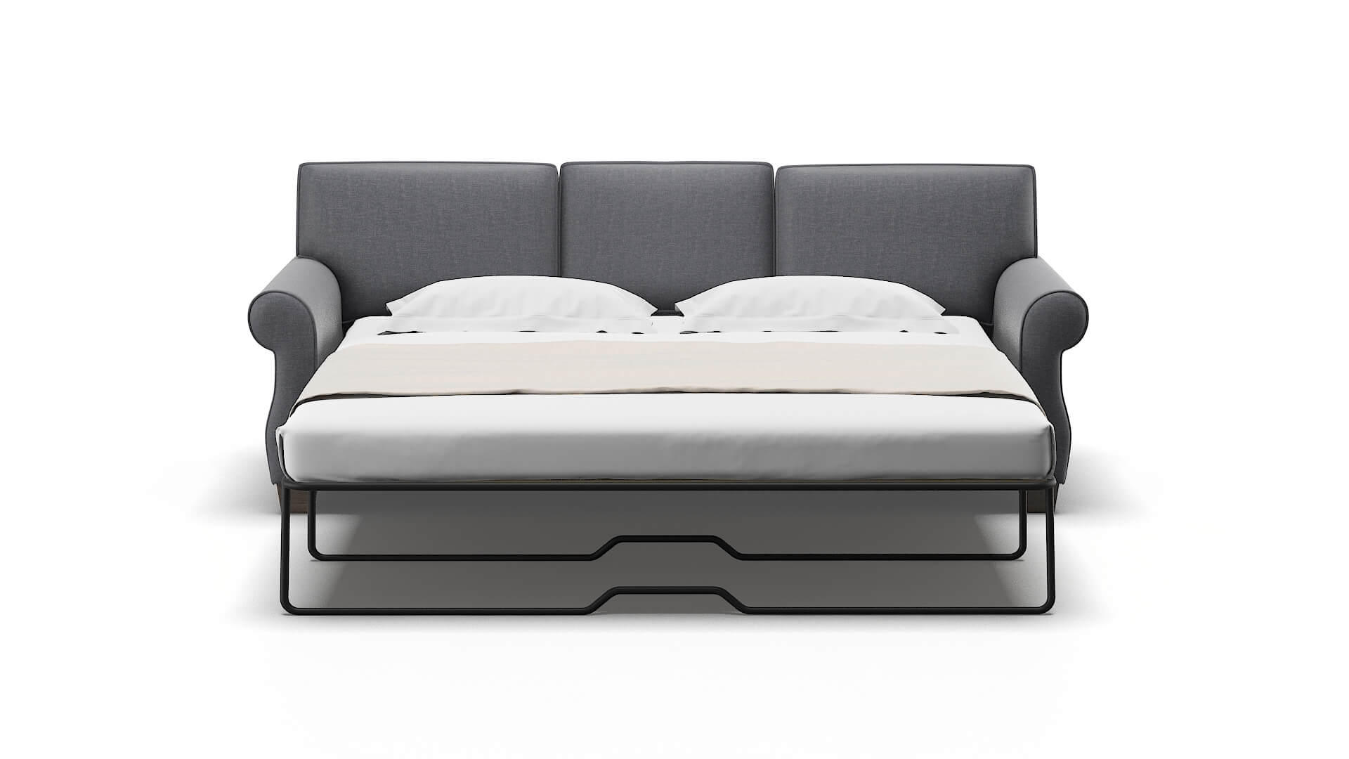 Rome Notion Graphite Sofa Sleeper Espresso legs 1