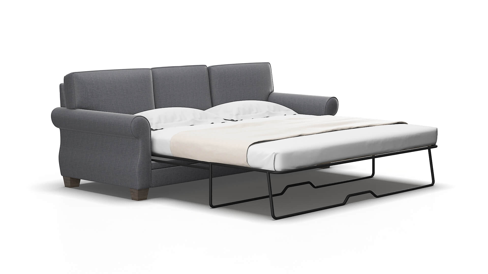Rome Notion graphite Sofa sleeper Espresso Legs  2