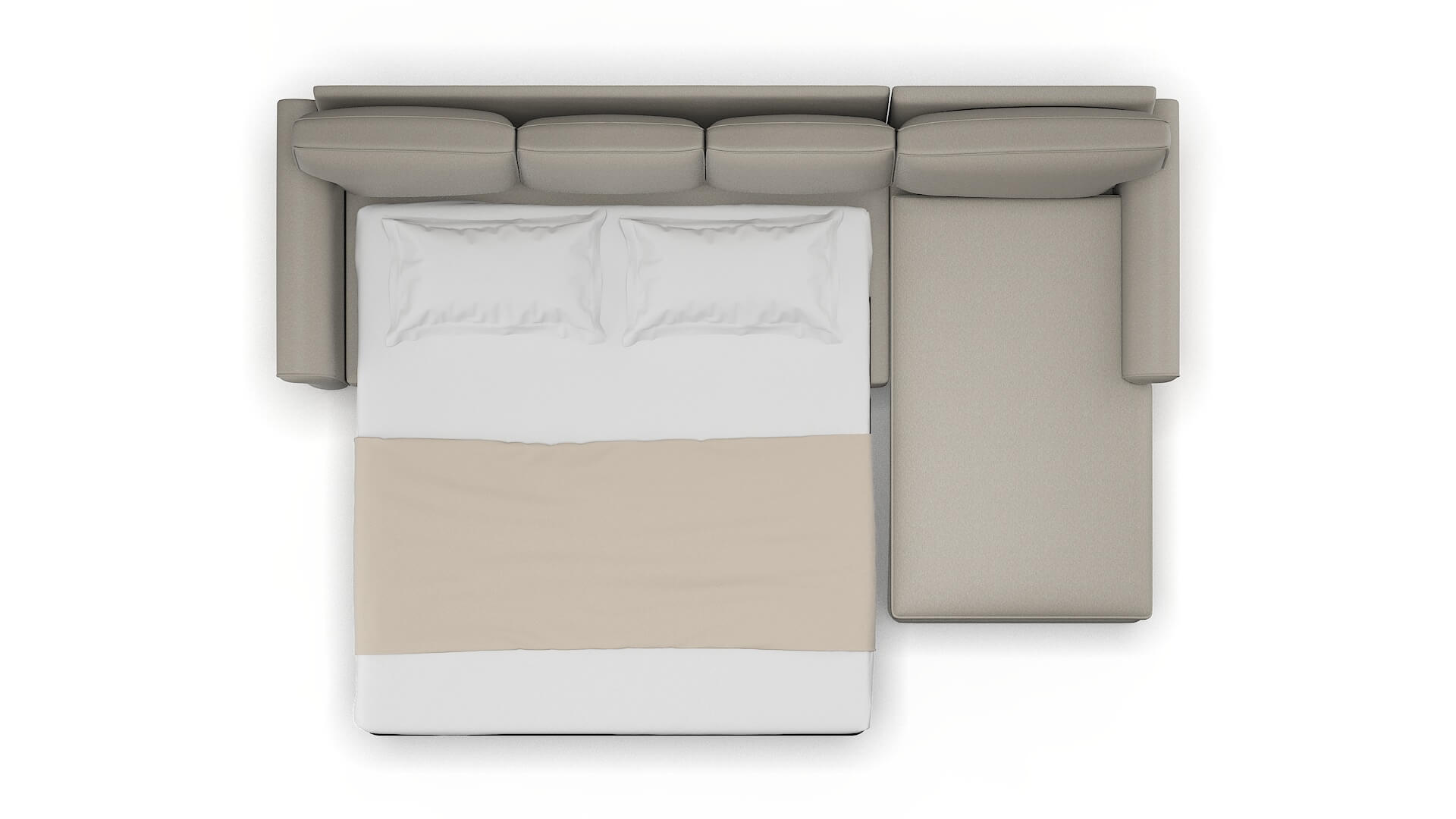 Rome Oscar Silver Panel Sleeper Espresso legs 3