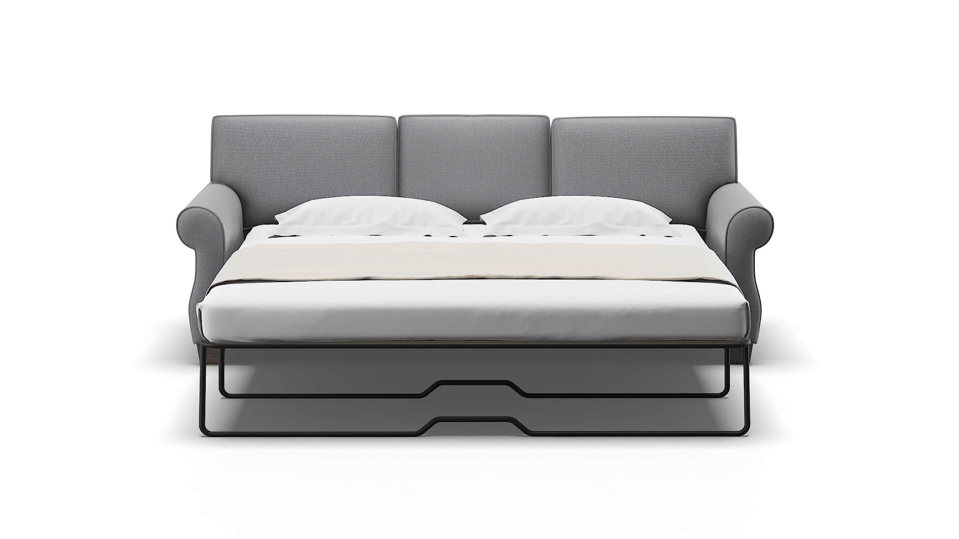 Rome Parker Ash Sofa Sleeper Espresso legs 1